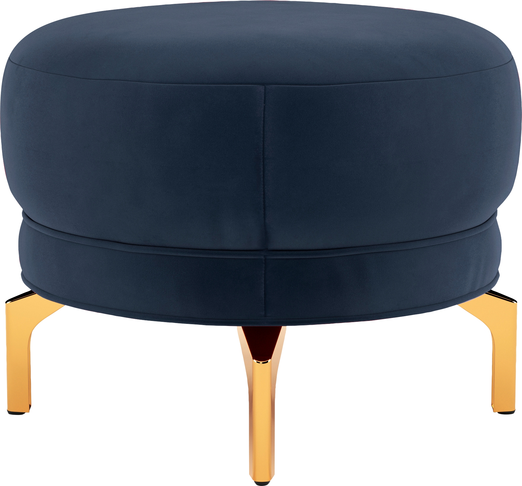sit&more Polsterhocker »Orient 3«, goldfarbene Metallfüße