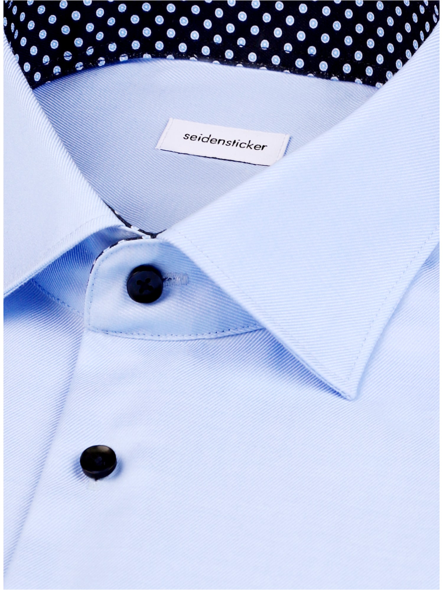 seidensticker Businesshemd »Schwarze Rose« Shaped 1/1 Kentkragen Uni