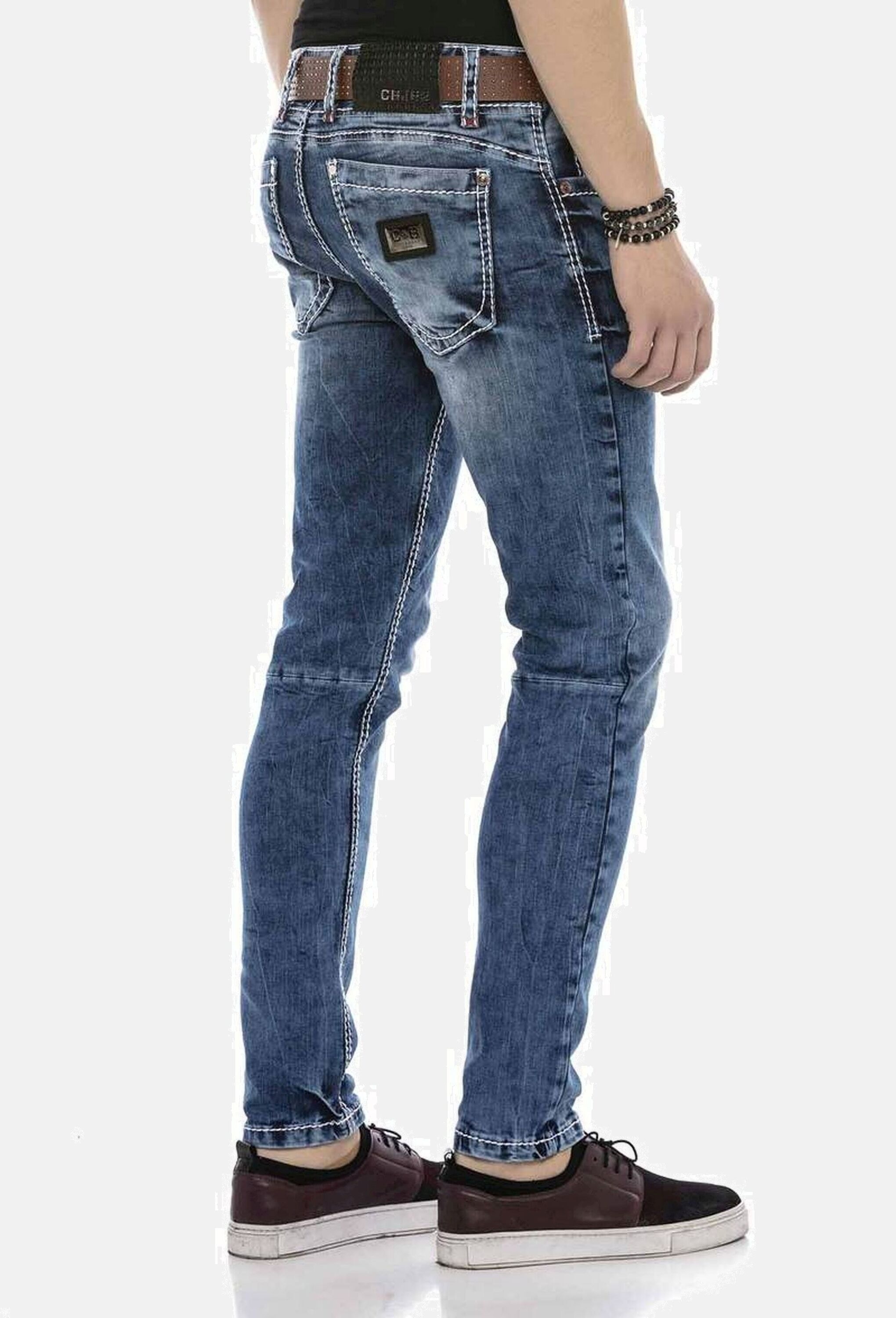 Cipo & Baxx 5-Pocket-Jeans »Cipo & Baxx Jeans DENIM« bequeme Jeans in klassischem Design, CD588