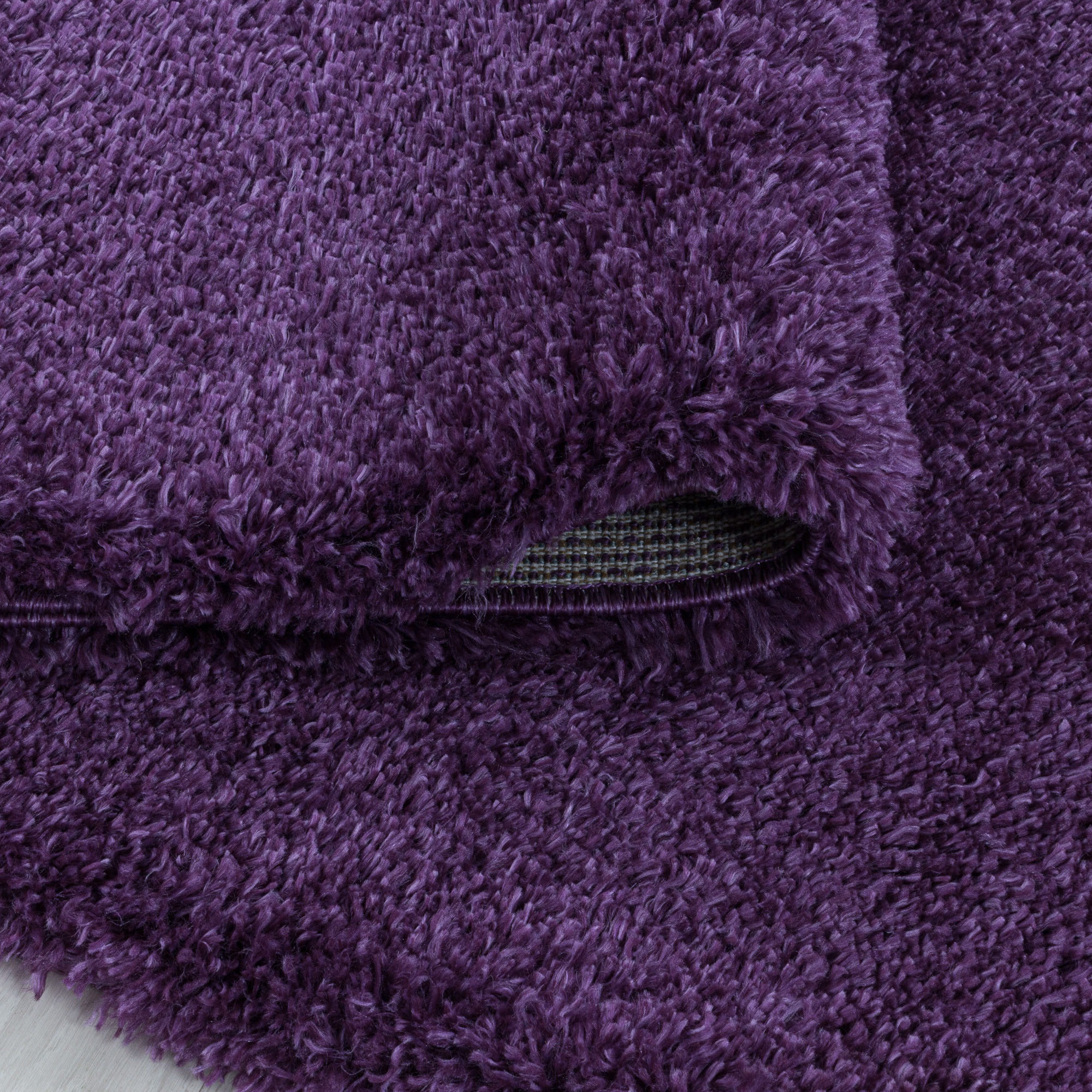 Ayyildiz Teppiche Hochflor-Teppich »FLUFFY 3500«, rund, 50 mm Höhe, Langflor, Shaggy, uni, robust, auch rechteckig erhältlich, Wohnzimmer
