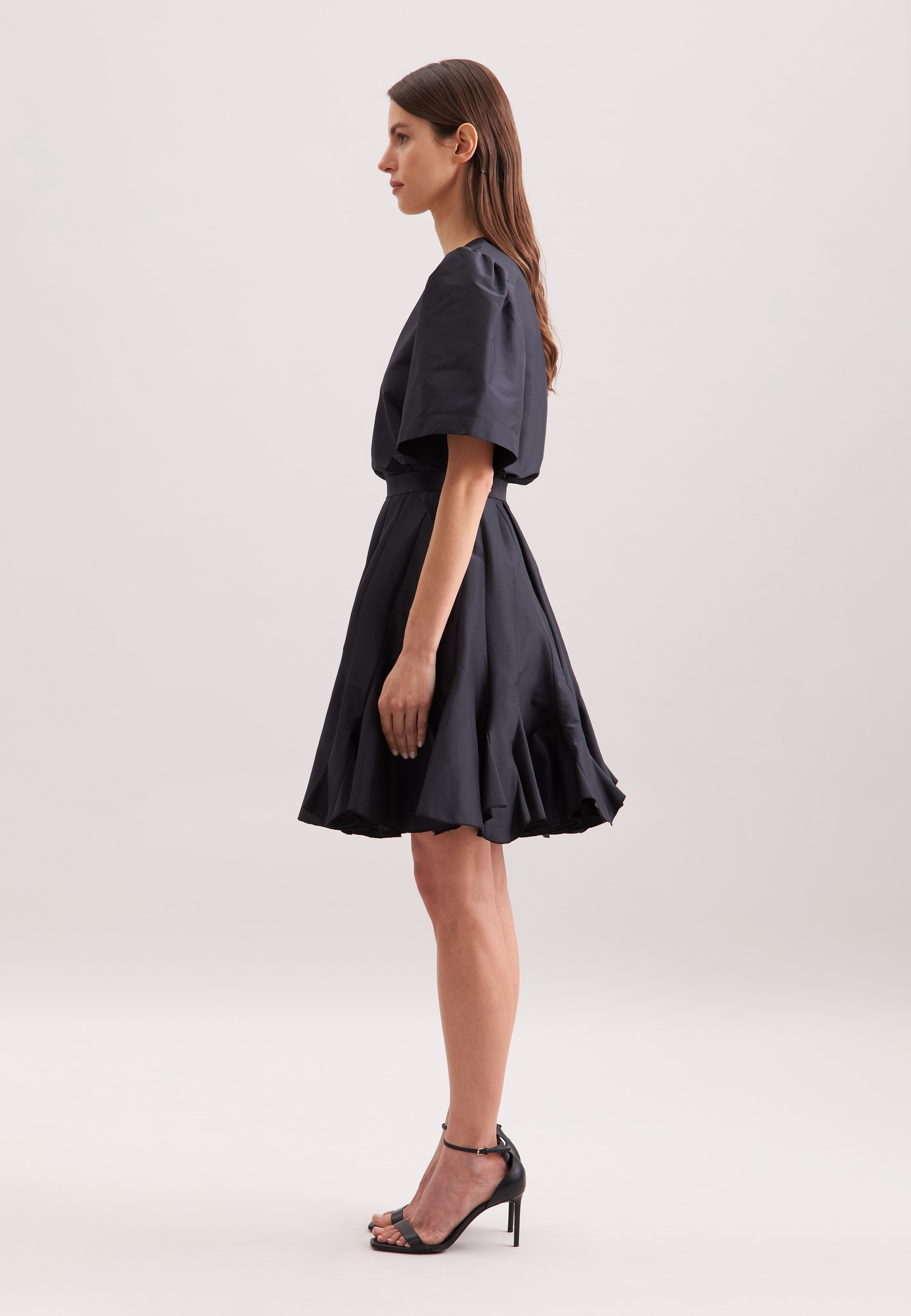 seidensticker Sommerkleid »Schwarze Rose«, V-Neck Uni