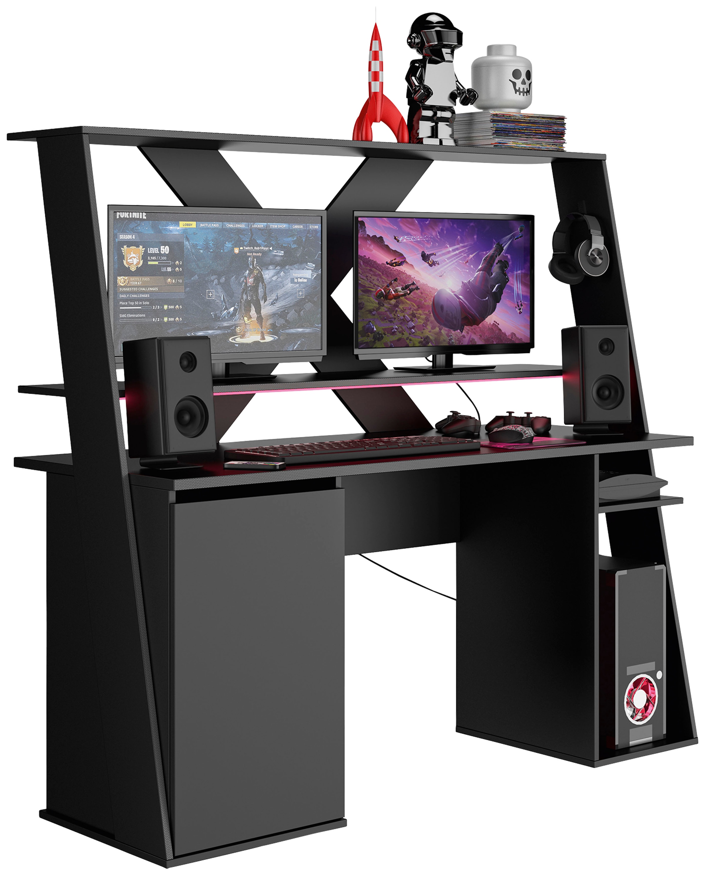 Gami Gamingtisch »AXYON« 1 Stk. tlg. Das ganze Material findet seinen Platz