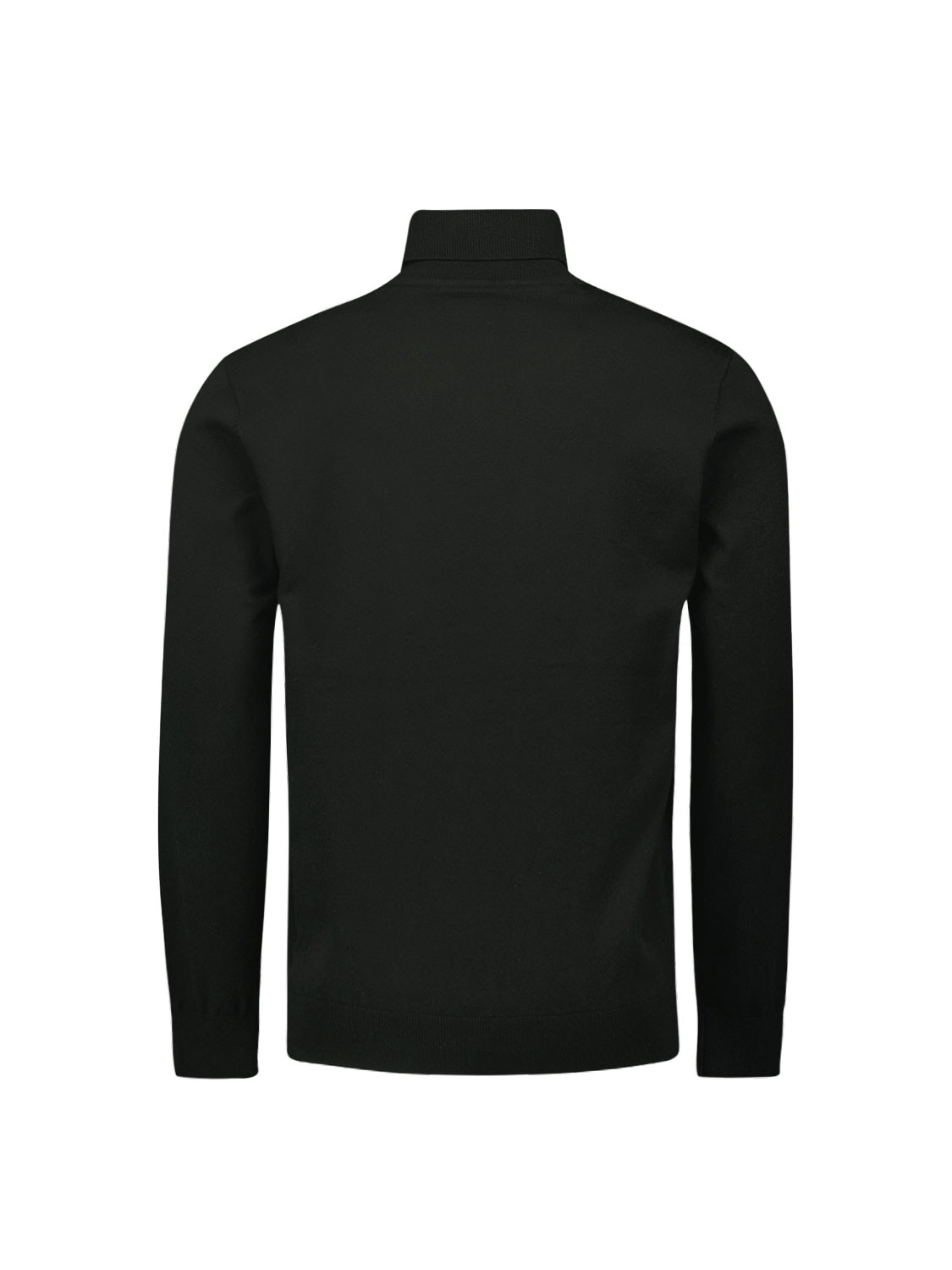 NO EXCESS Rollkragenpullover, mit Logo-Badge