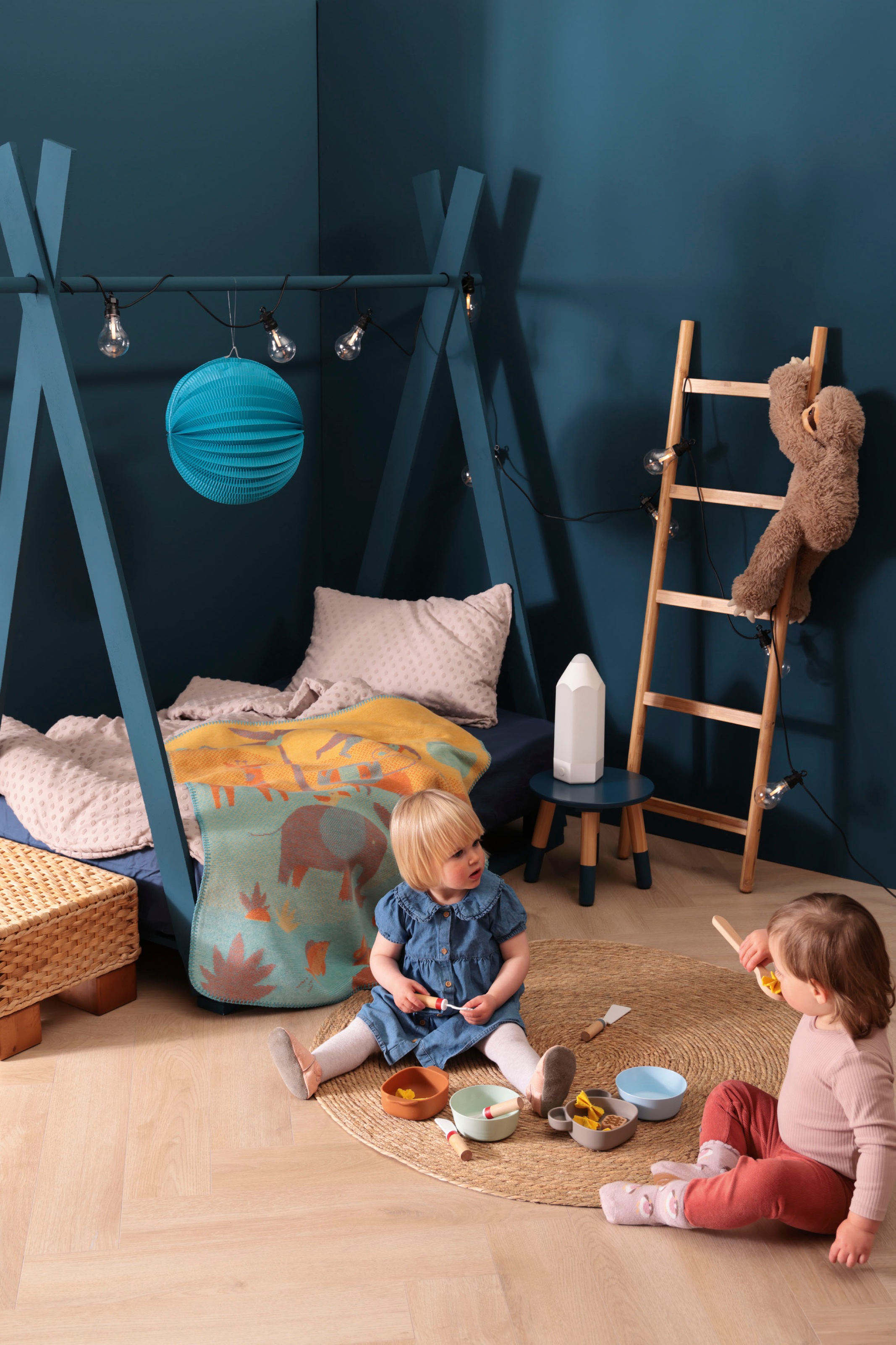 Babydecke »Babydecke Expedition«, Babydecke Expedition mit untersciedliche Tieren zum...