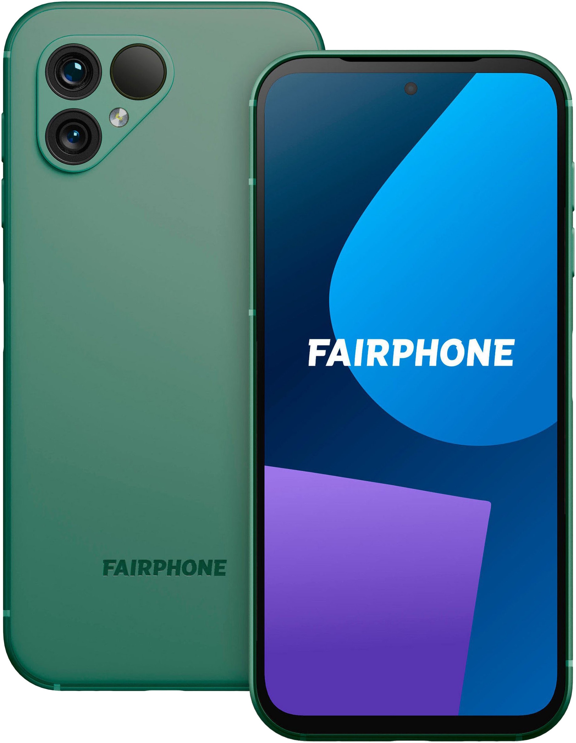 Fairphone Smartphone »Das Fairphone ( Gen. 5 )« Moosgrün