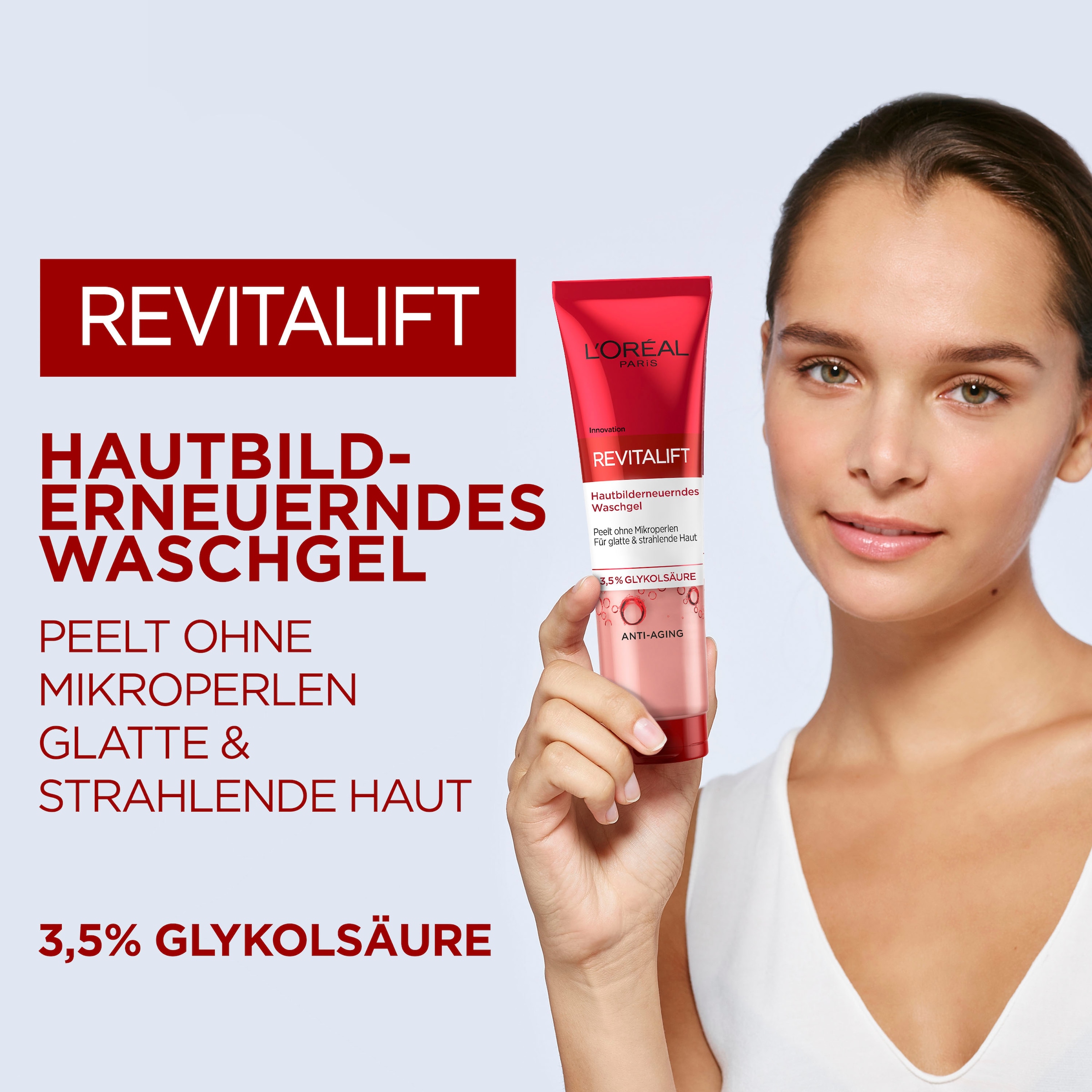 L'ORÉAL PARIS Gesichtsreinigungsgel »Revitalift Glykolsäure Waschgel«, mit hoher Wirkungskraft