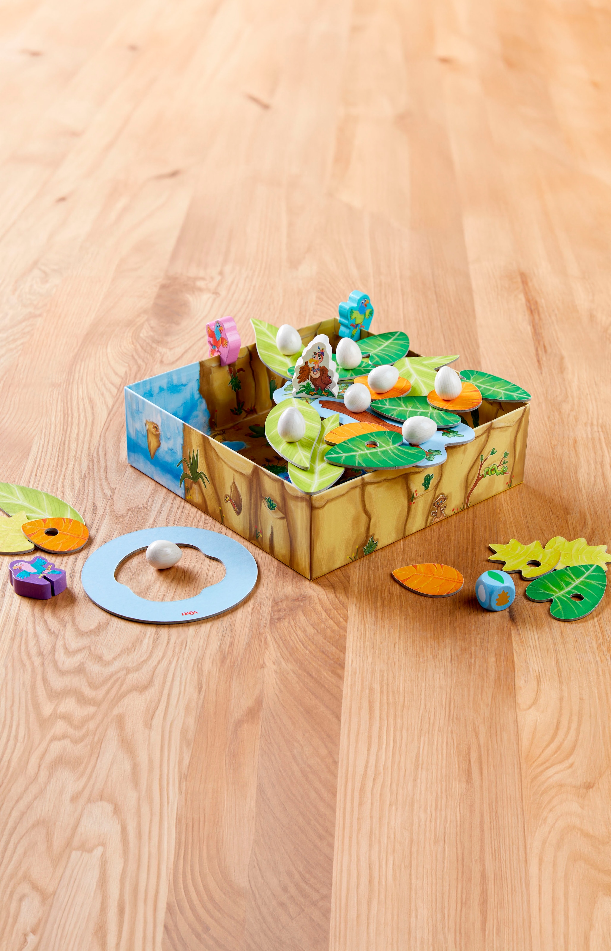 Haba Spiel »Auweia, Frau Geier! Im Nest wackeln Eier«