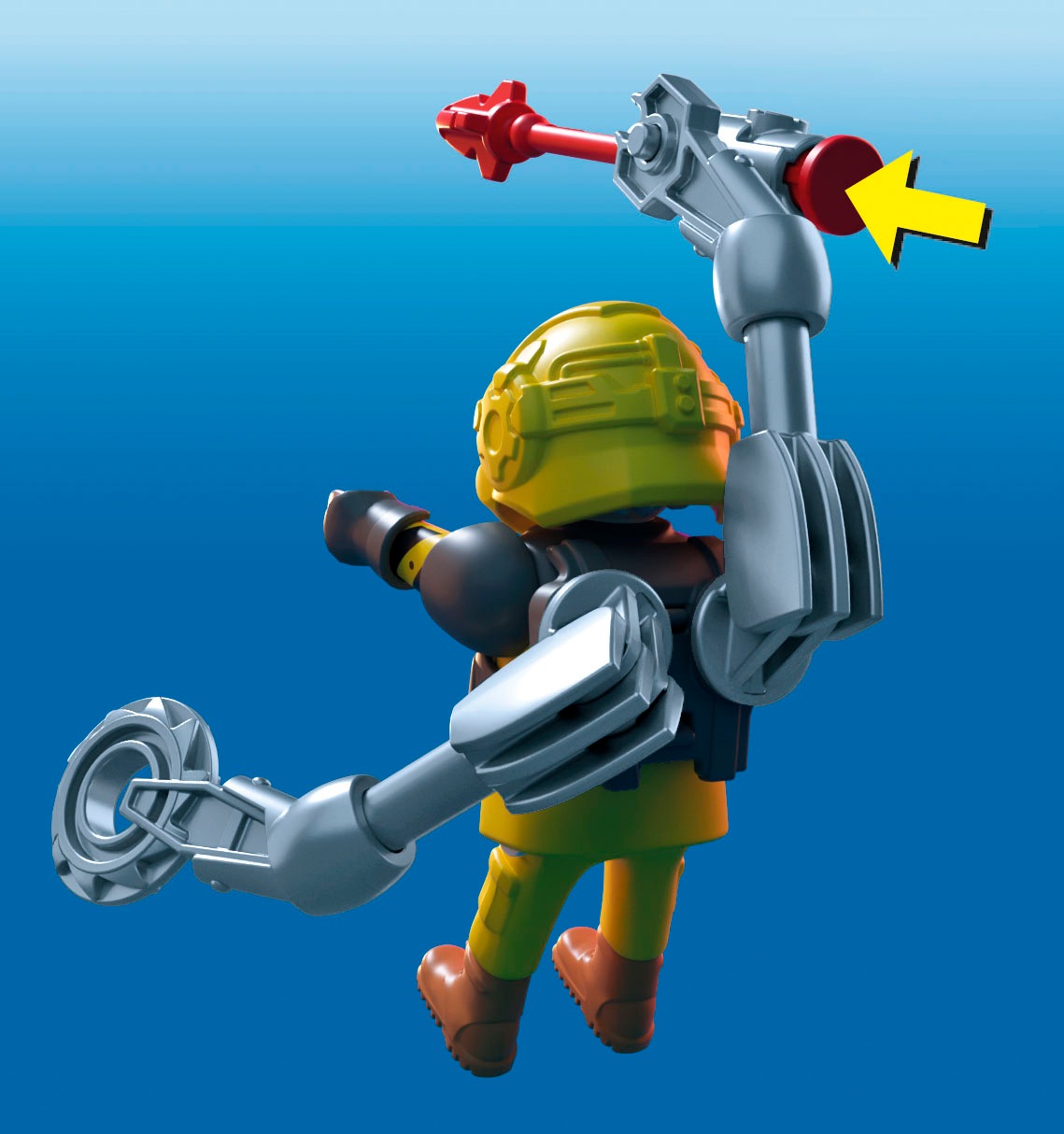 Playmobil® Konstruktions-Spielset »Roboter-Held (71837), Heroes«, (18 St.)