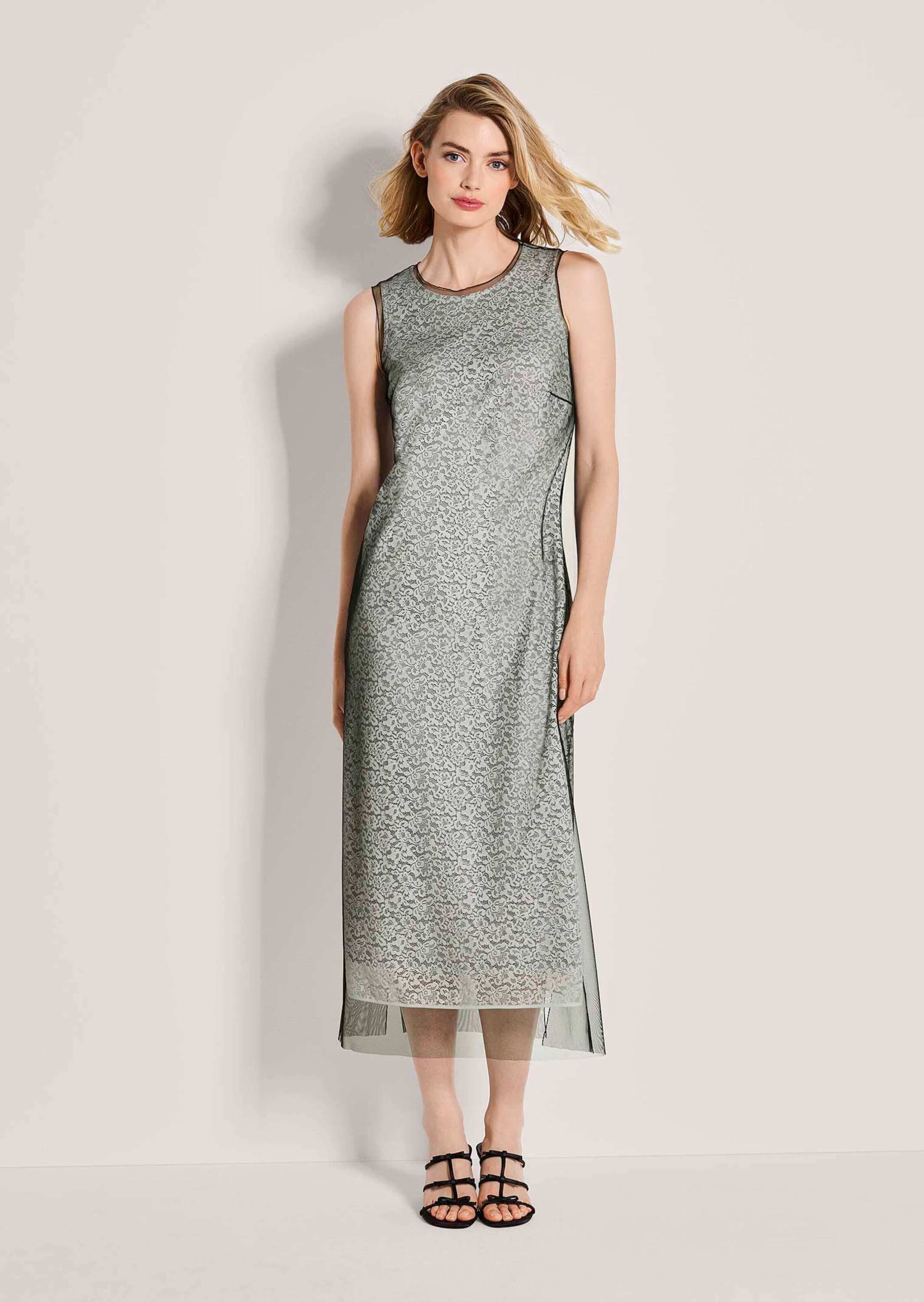 MADELEINE Midikleid »Spitzenkleid Elegantes Tüllkleid mit Spitzendetails« Schlitz im Rücken