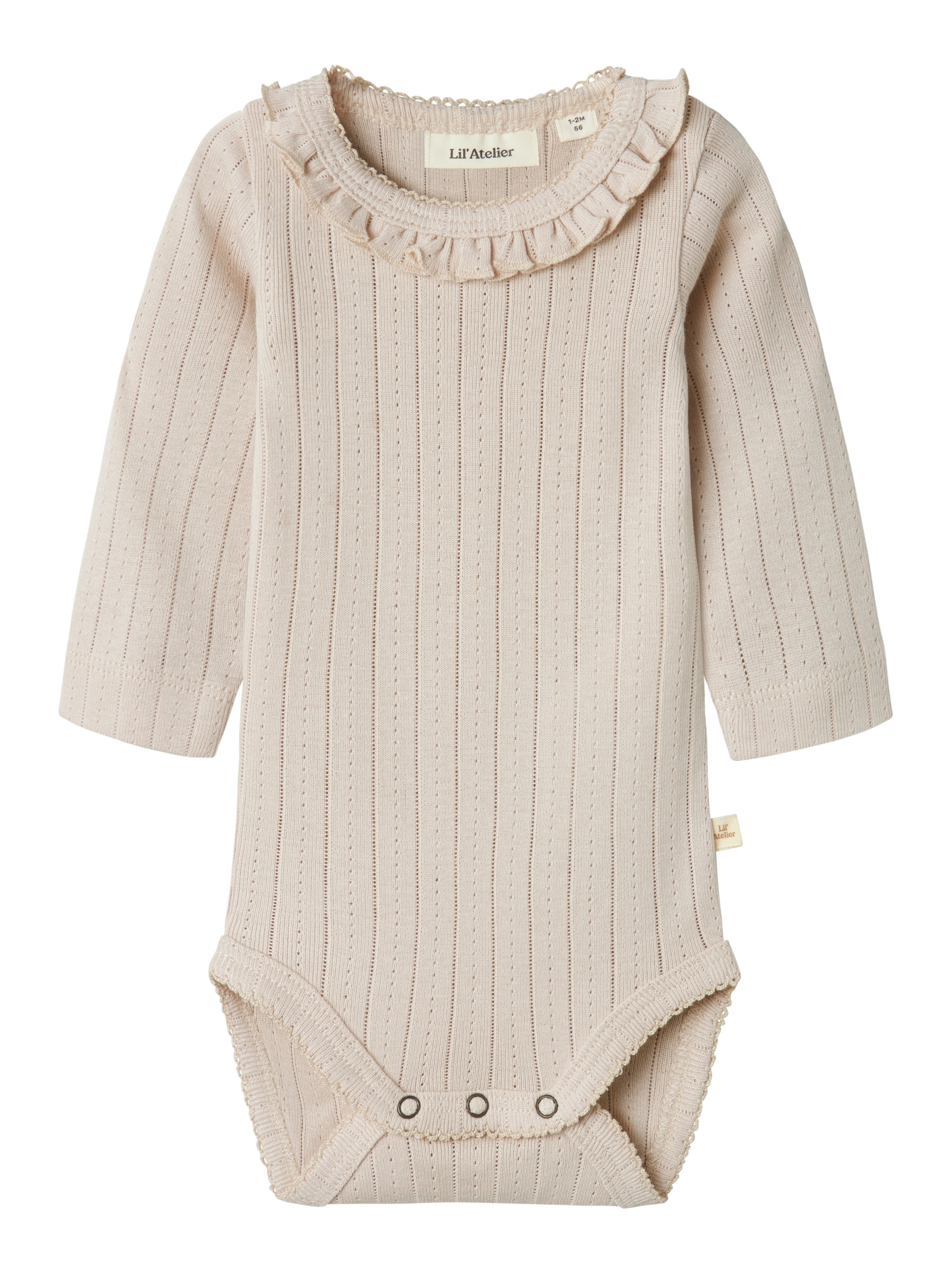 Lil' Atelier Langarmbody »NBFRACHEL NIS LS SLIM BODY LIL NOOS« mit Rüschen