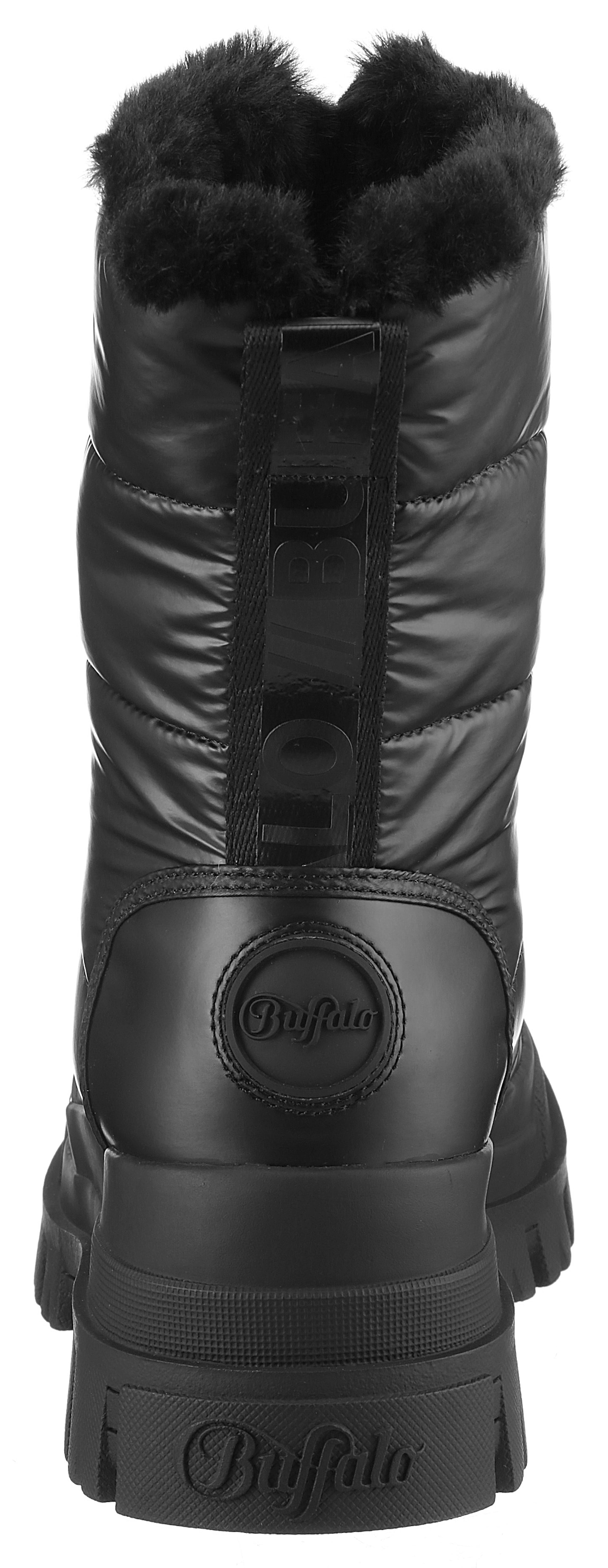 Buffalo Winterboots »ASPHA QUILT ZIP VEGAN«, Schlupfboots, Winterstiefelette, Snowboot mit Warmfutter