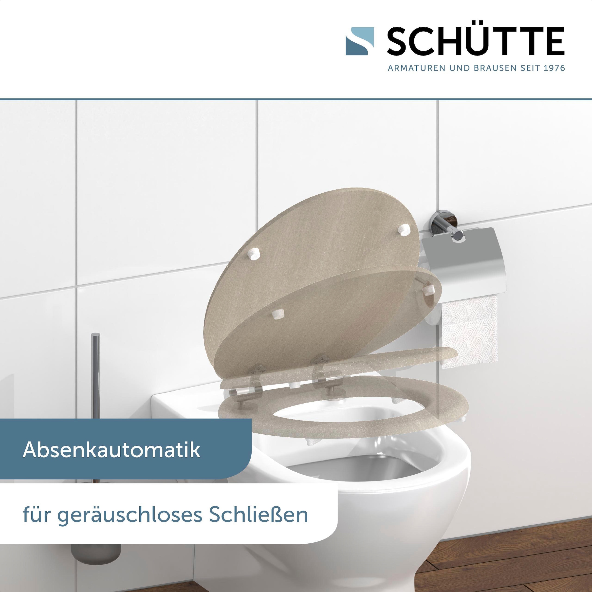 Schütte WC-Sitz »MODERN WOOD« Toilettendeckel, mit Absenkautomatik