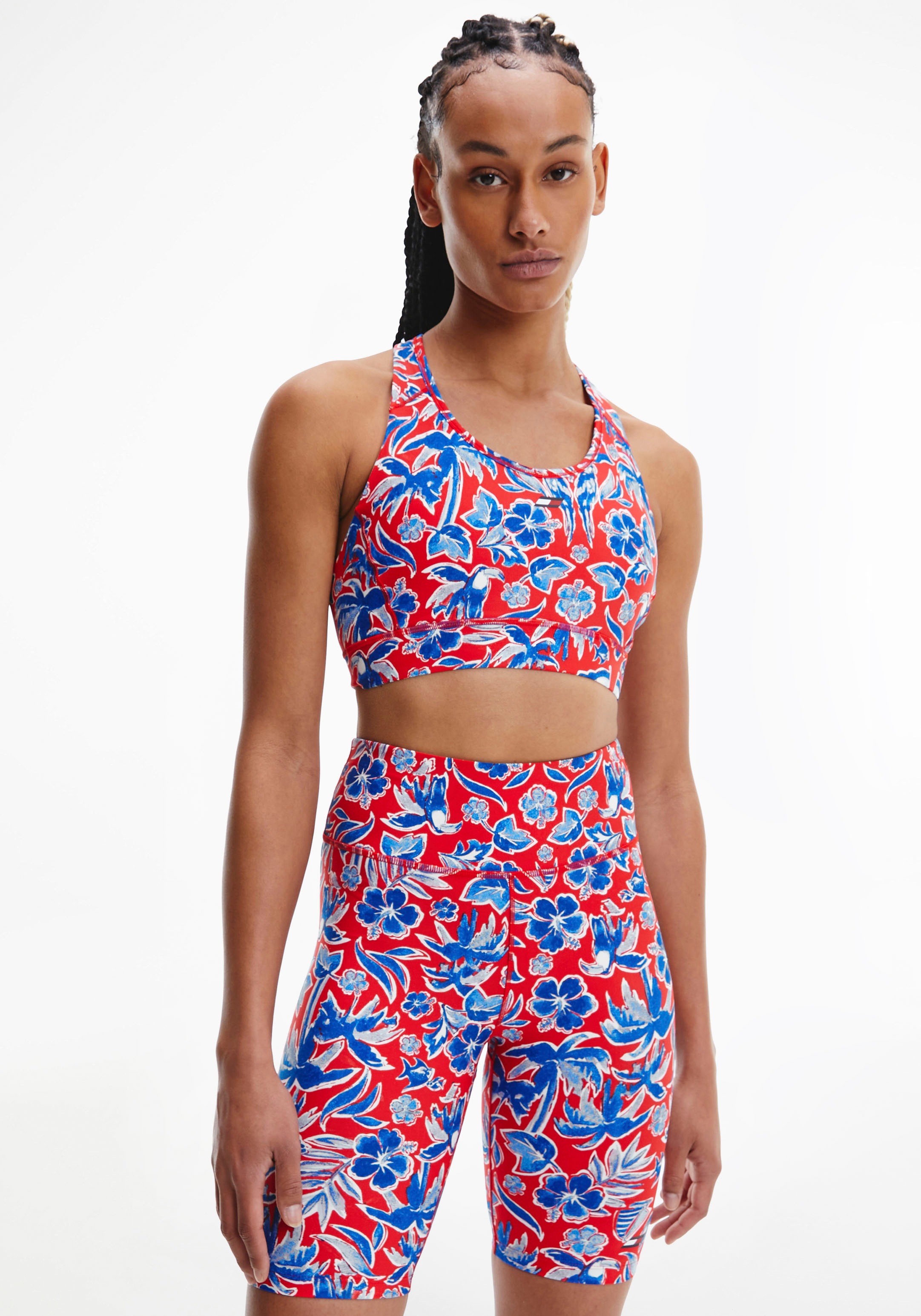 Tommy Hilfiger Sport Sport-Bustier »MID INTENSITY FLORAL AOP BRA«