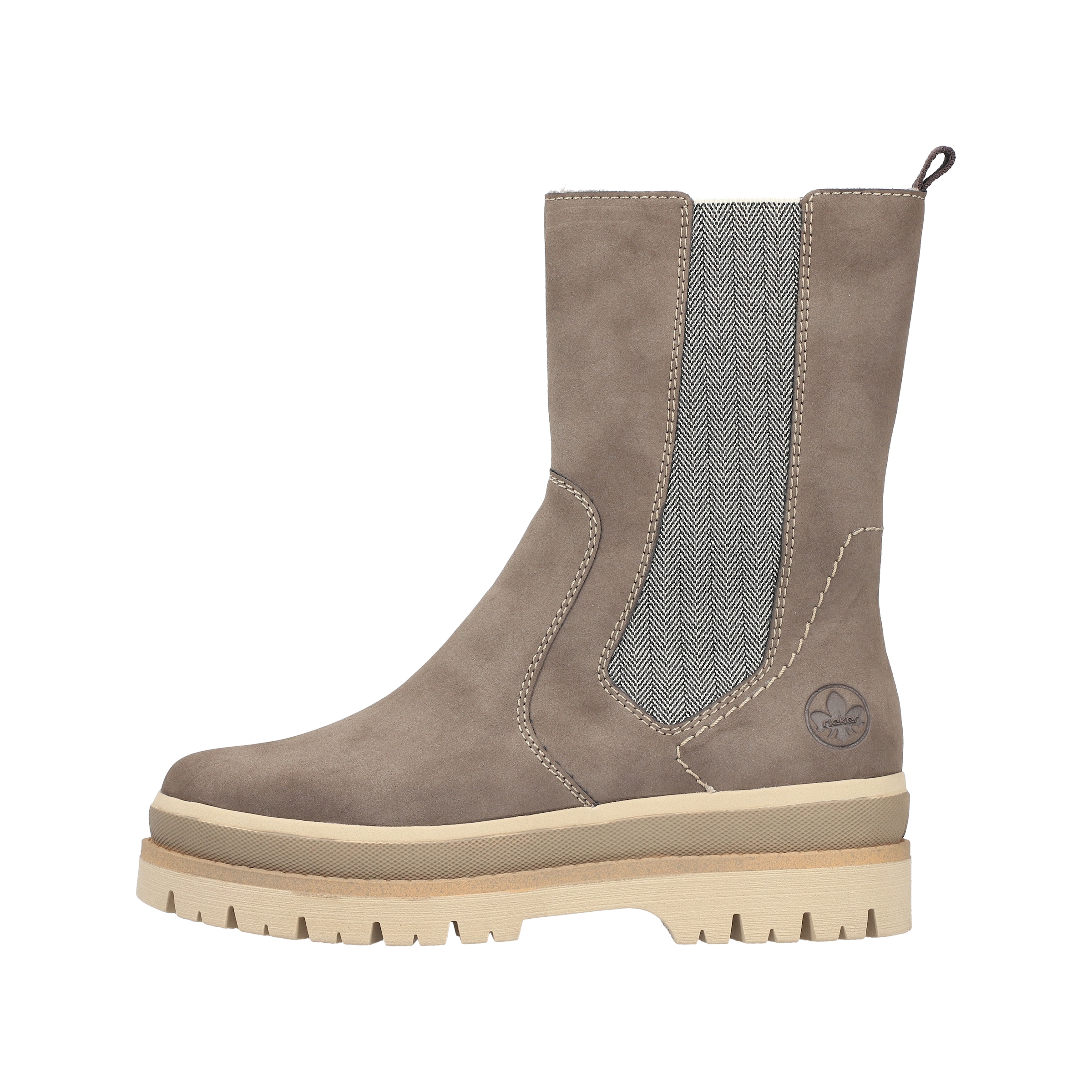 Rieker Chelseaboots  Stiefelette mit Reißverschluss und Profilsohle