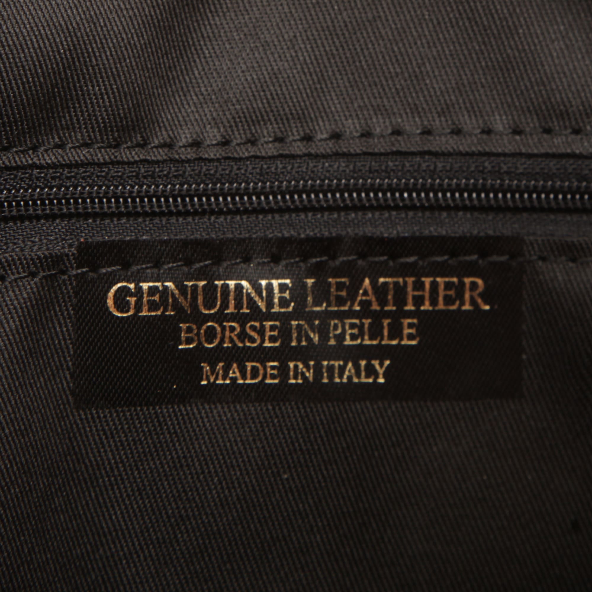 Cluty Henkeltasche, echt Leder, Made in Italy