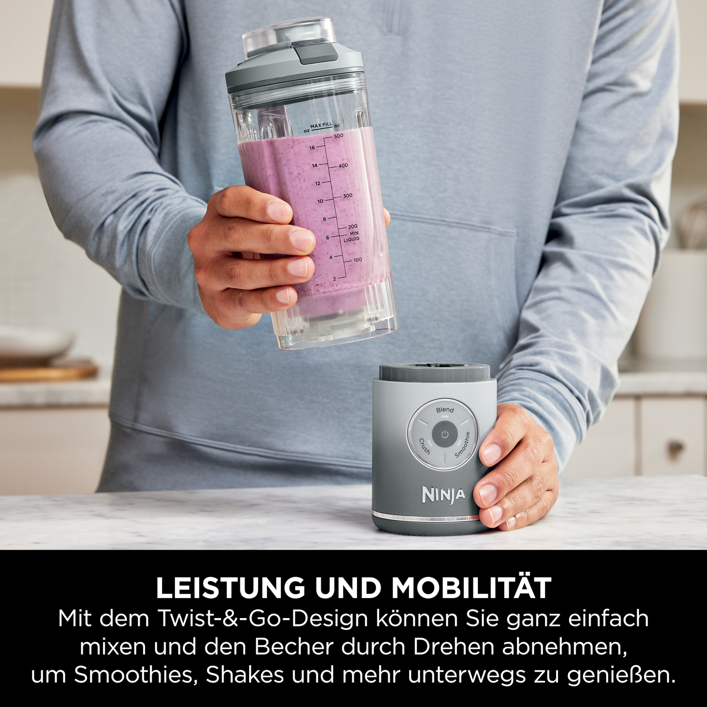 NINJA Standmixer »Blast Max  - Silber BC251EUSL«