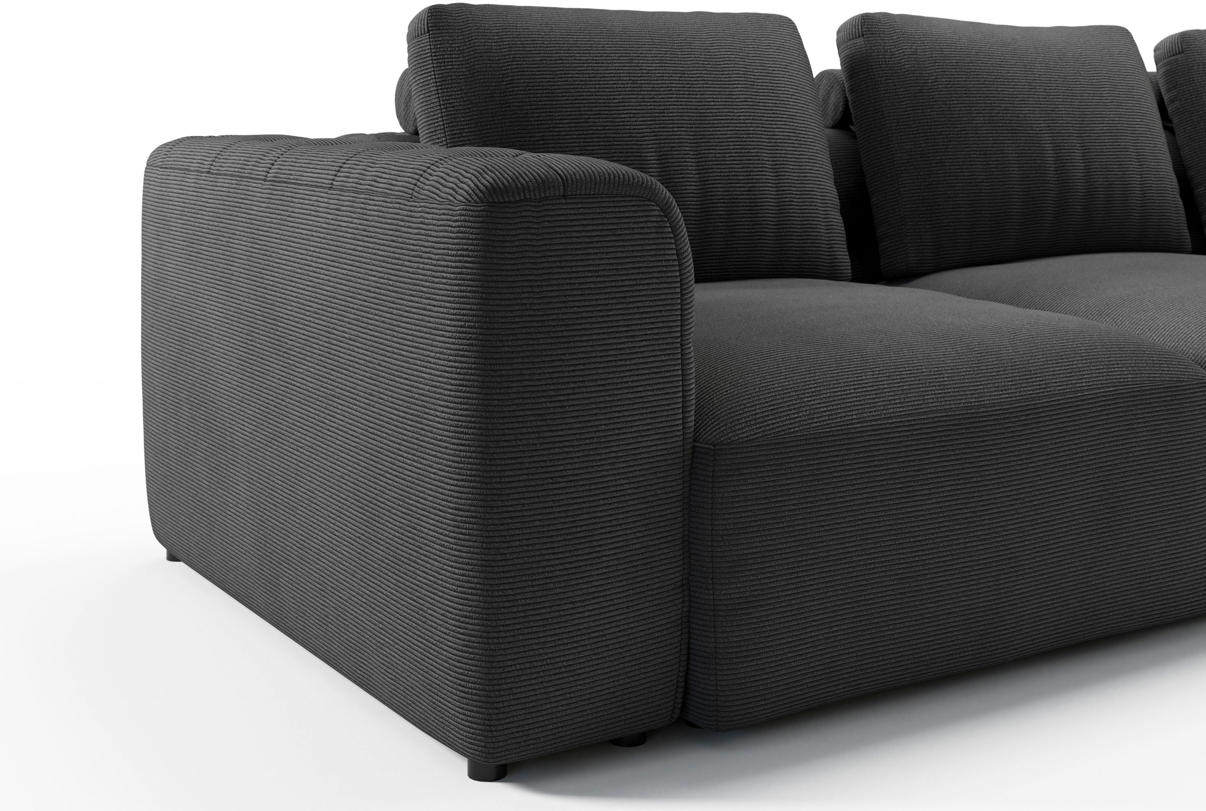 RAUM.ID 2,5-Sitzer »Cushid«, Modulsofa, bestehend aus 2 Teilen, Breite 268 cm