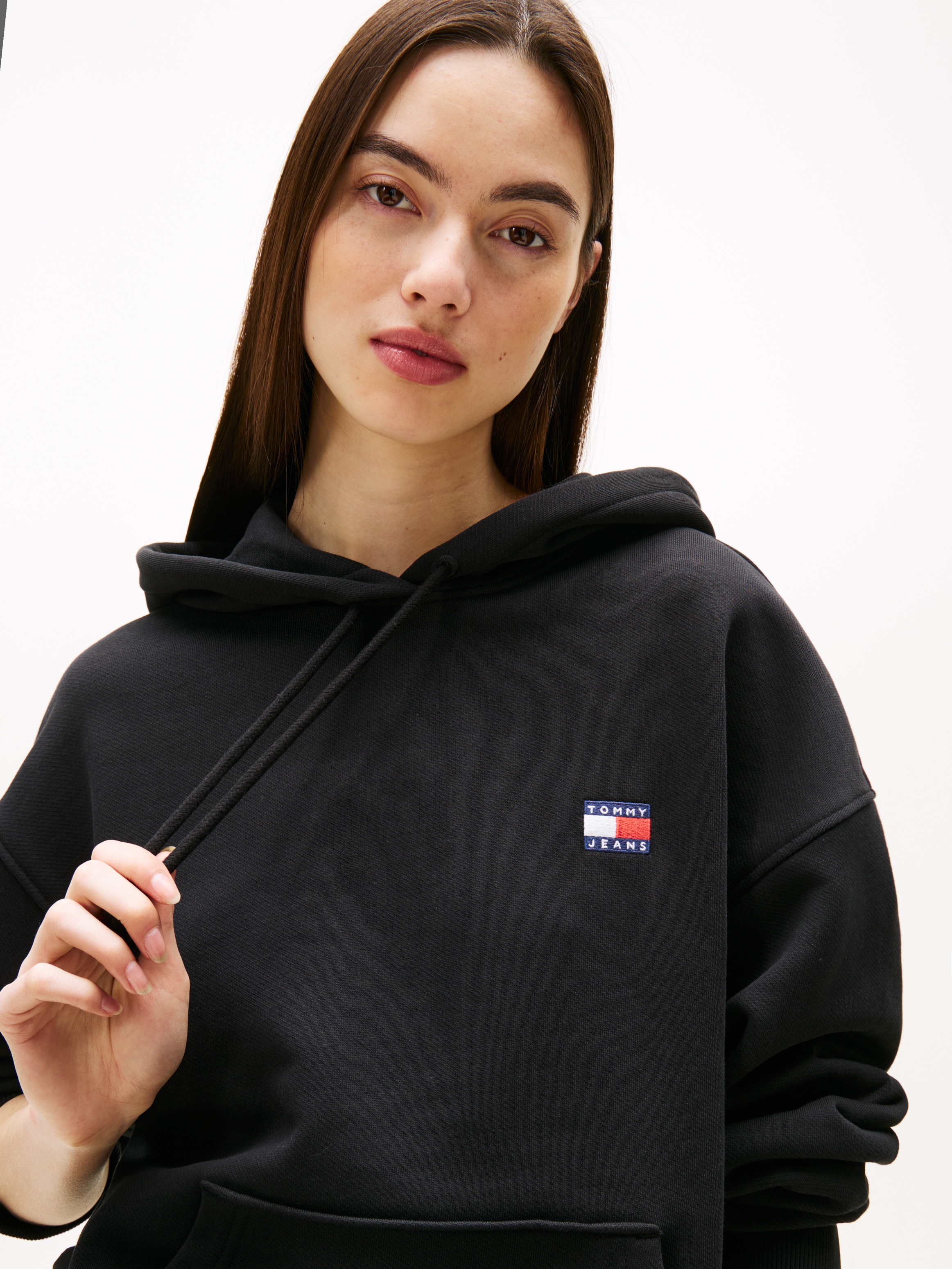 Tommy Jeans Hoodie »TJW BXY BADGE HOODIE EXT«, mit Logo-Badge