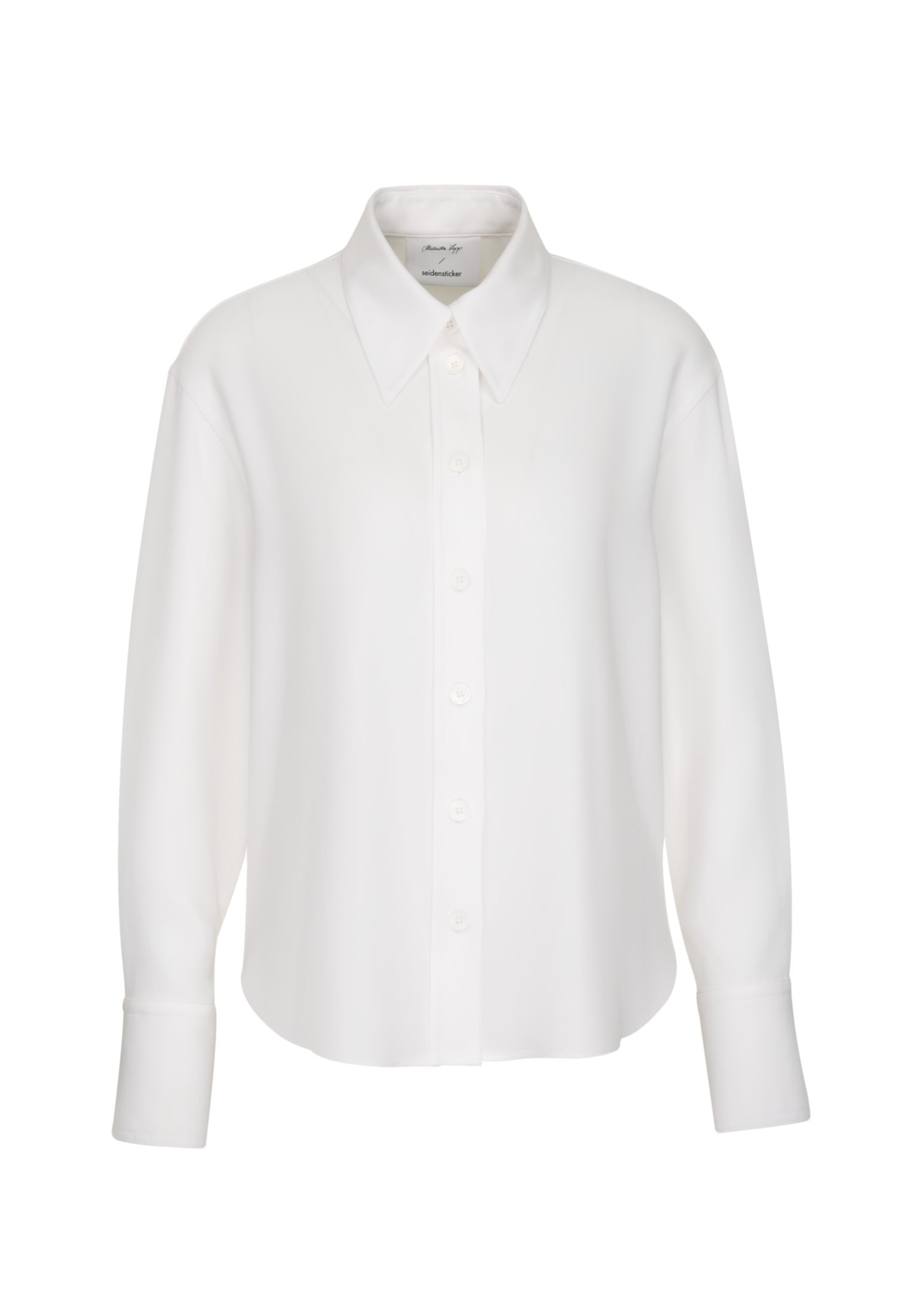 seidensticker Hemdbluse »Schwarze Rose« Langarm Kragen Uni