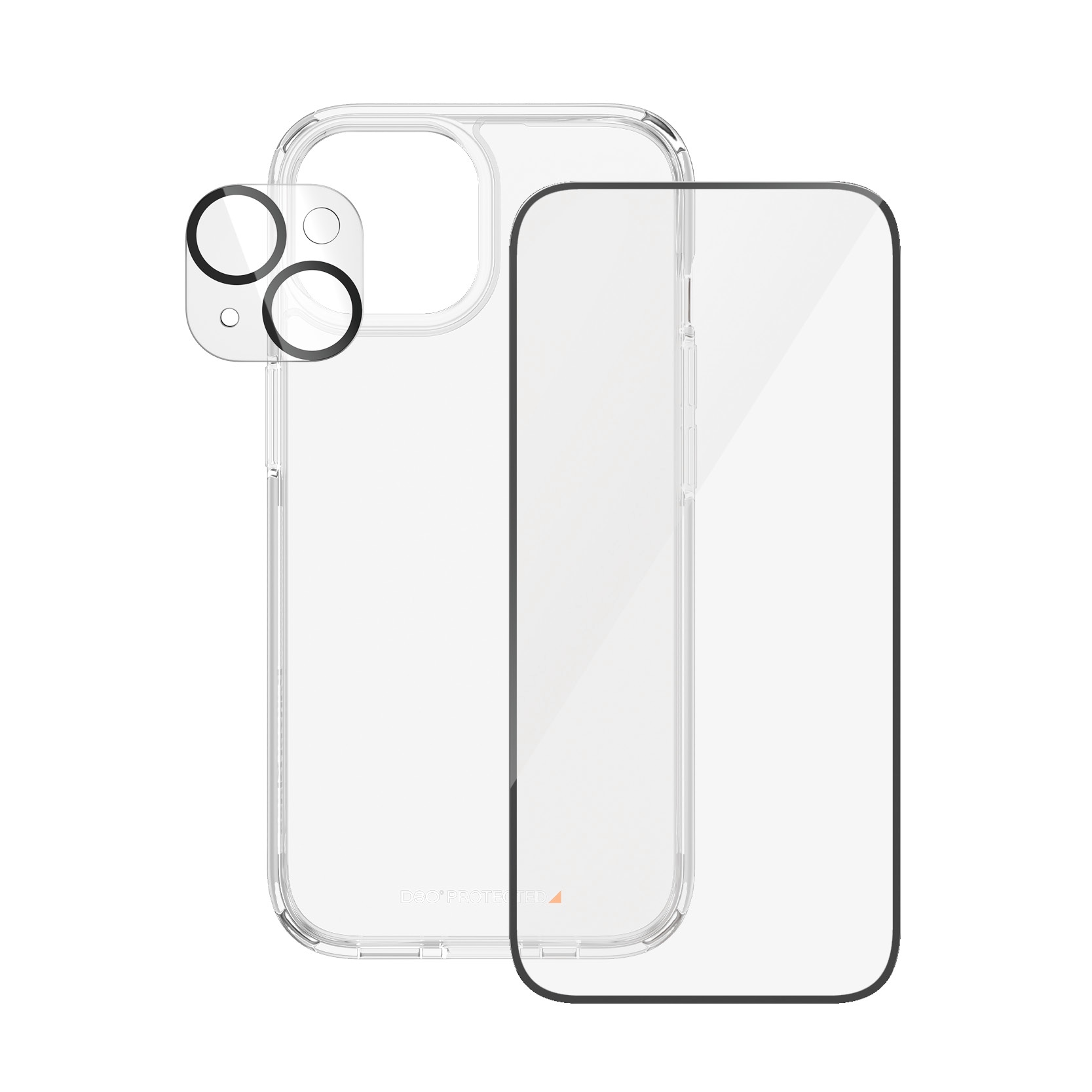 PanzerGlass Displayschutzglas »3-in-1-Pack Screen, Camera Protector und Cover«, für iPhone 15