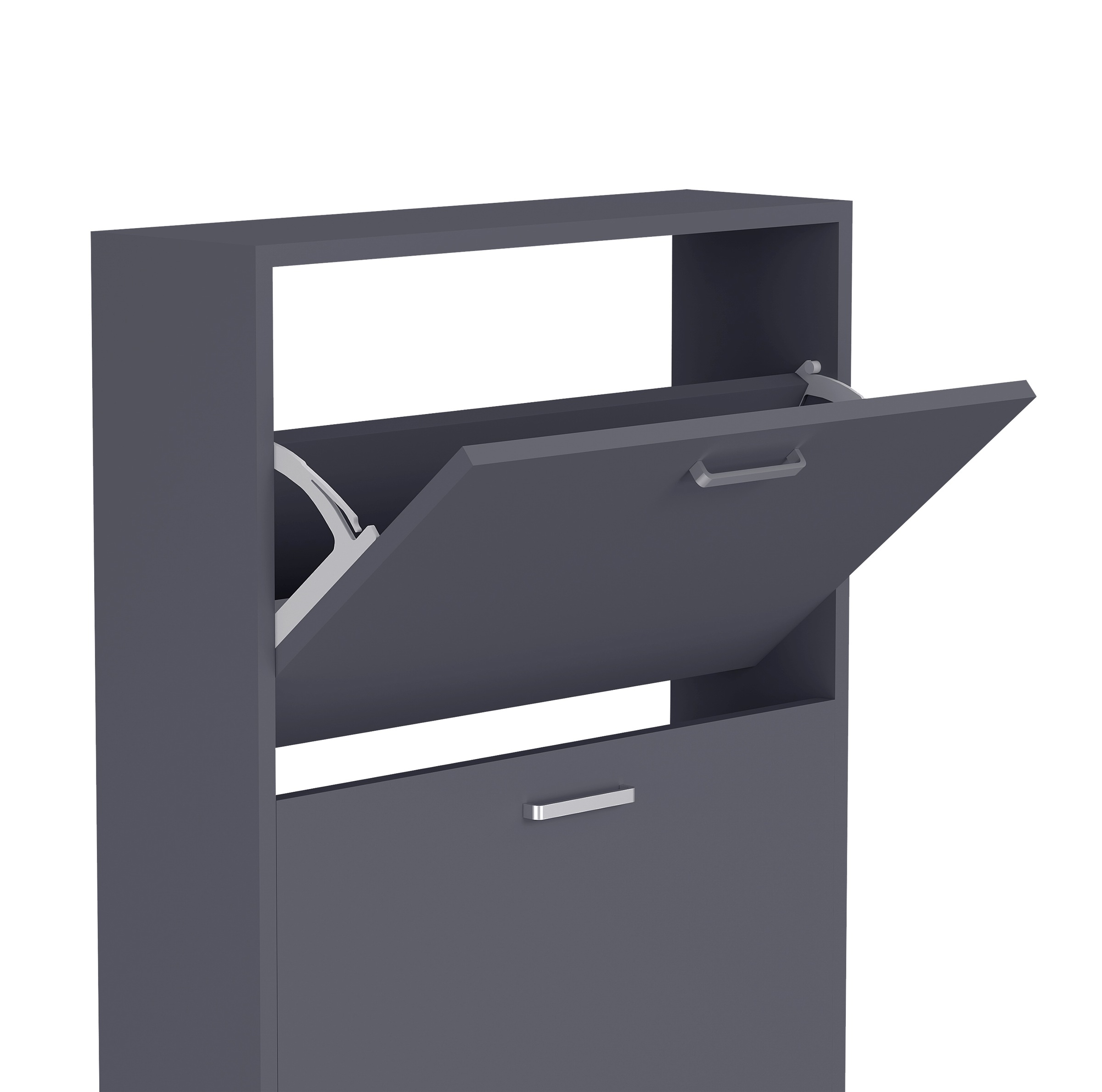 VCM Schuhschrank »Holz Schuhregal Schuhschrank Schuhkipper Sulos XL« 1 Stk. tlg.