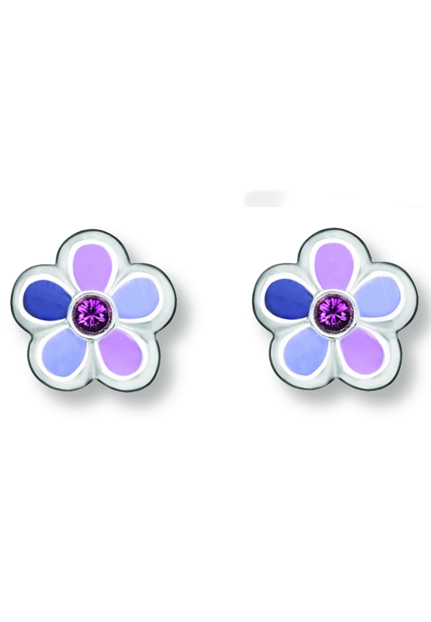 ONE ELEMENT Paar Ohrstecker »Zirkonia Blume Ohrringe  Ohrstecker aus 925 Silber«