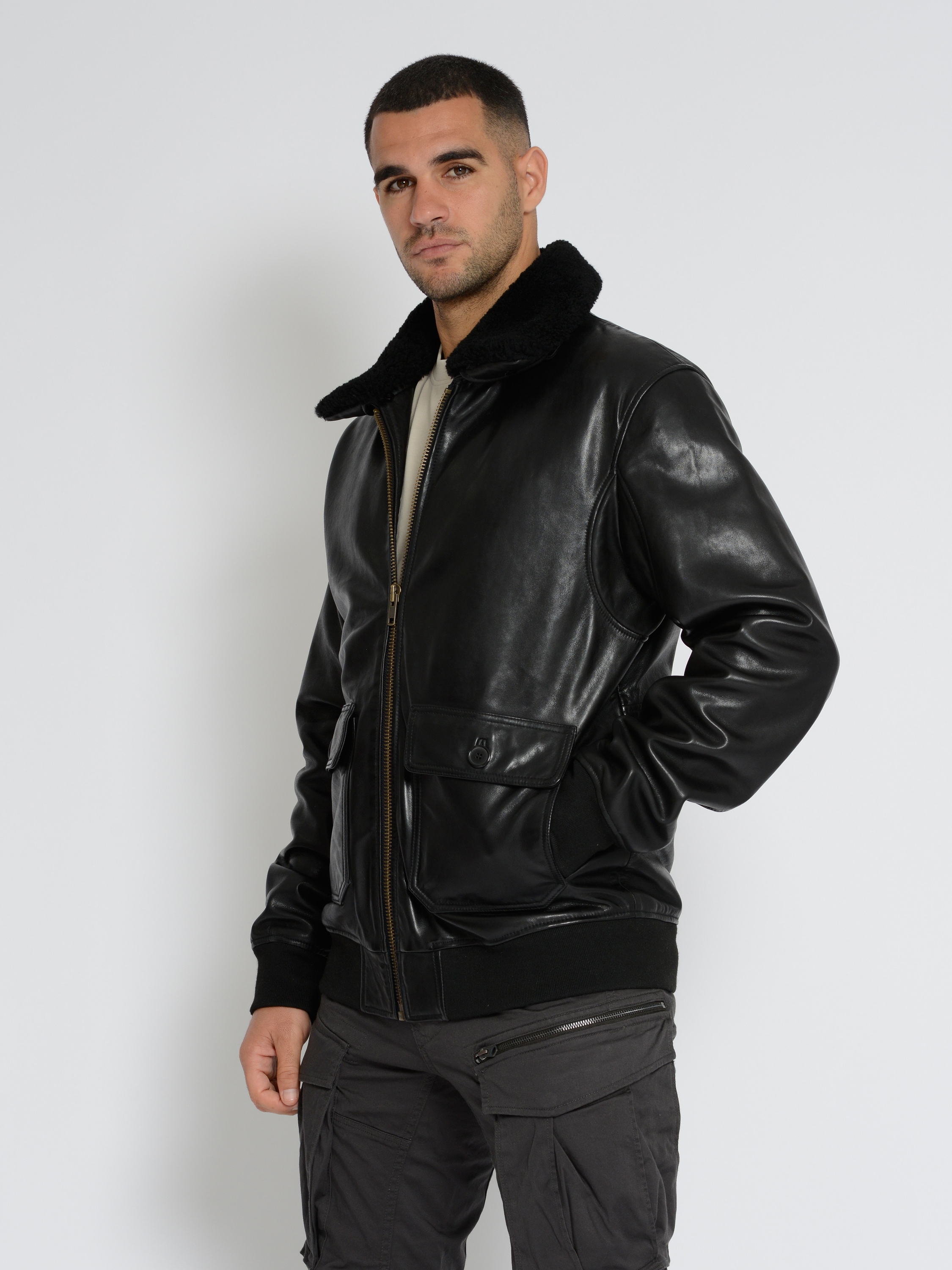 TOP GUN Lederjacke »Lederjacke TG2023002«