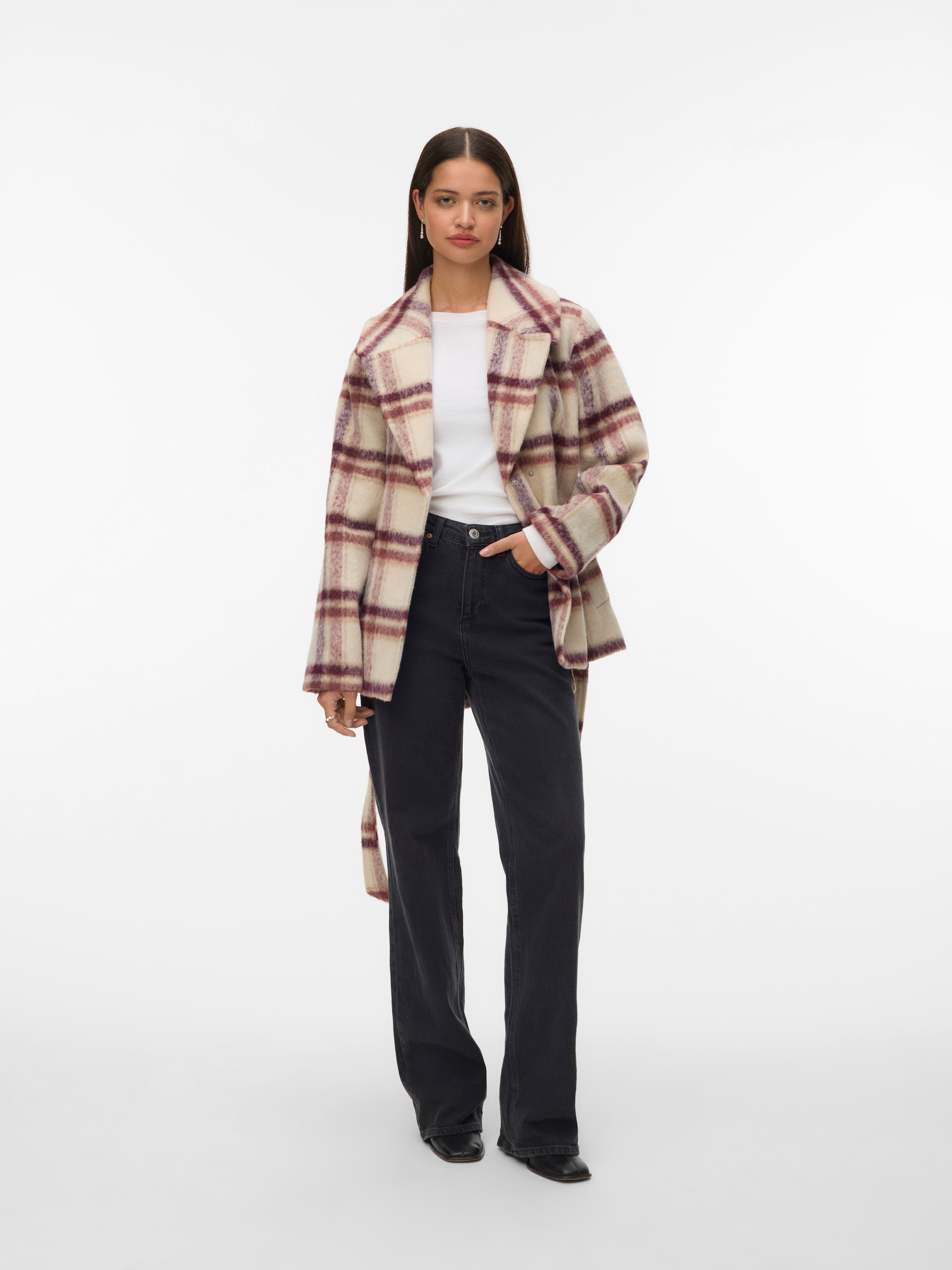 Vero Moda Kurzjacke »VMVERA SHIRLEY CHECK JACKET BOO«