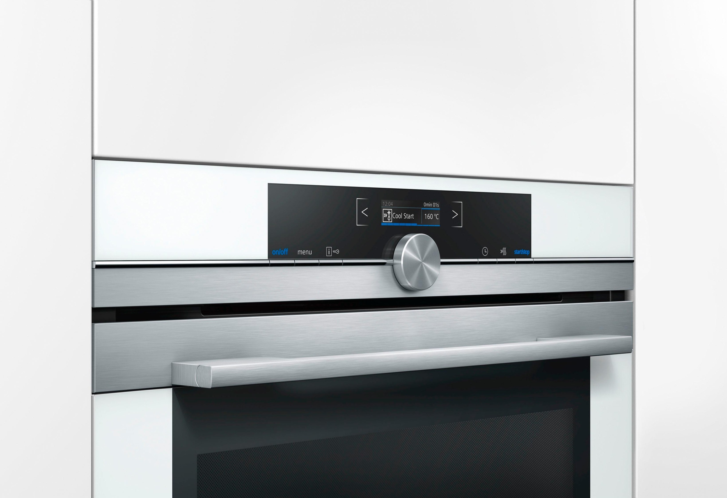 SIEMENS Einbaubackofen  »HB634GBW1«, mit Teleskopauszug nachrüstbar, ecoClean, mit ecoClean