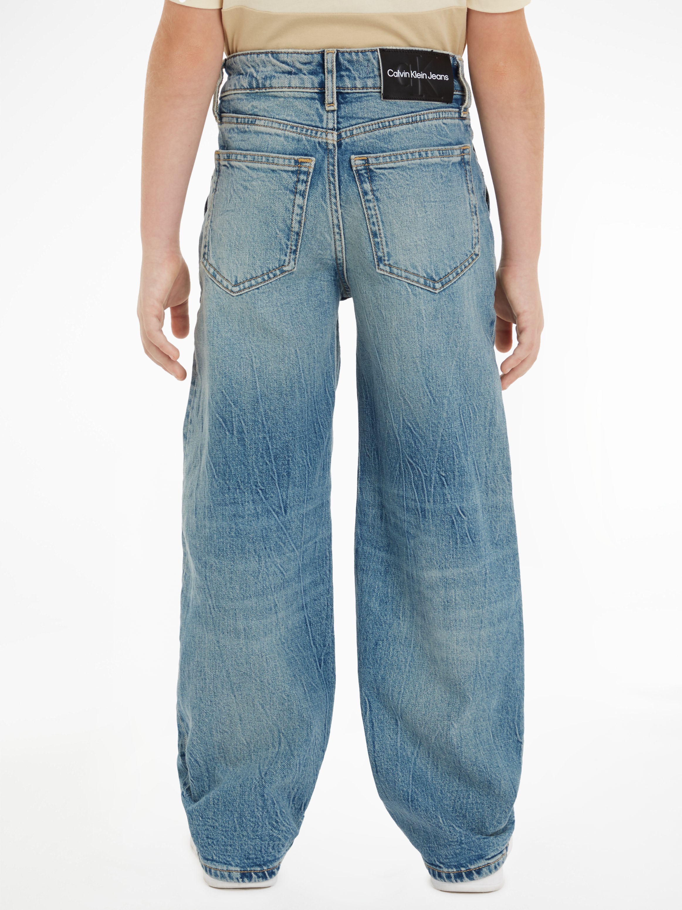 Calvin Klein Jeans Regular-fit-Jeans »SKATER VISUAL BLUE CF«, für Kinder bis 16 Jahre