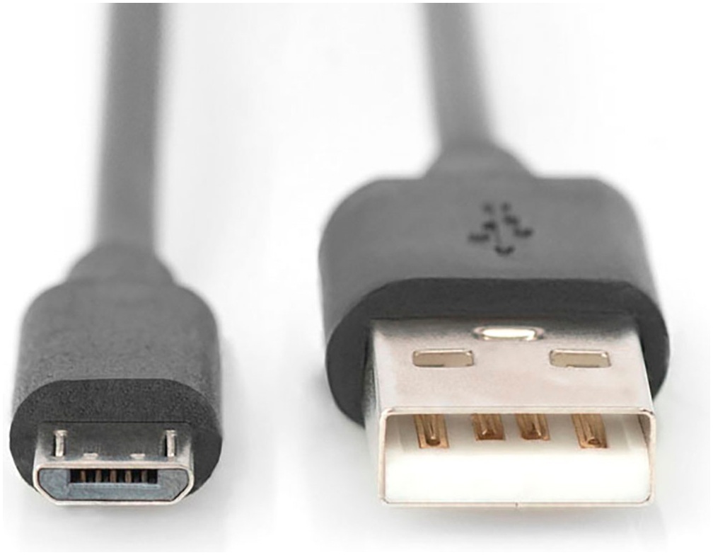 Digitus USB-Kabel »USB Anschlusskabel, Typ A - micro B St/St«, 100 cm