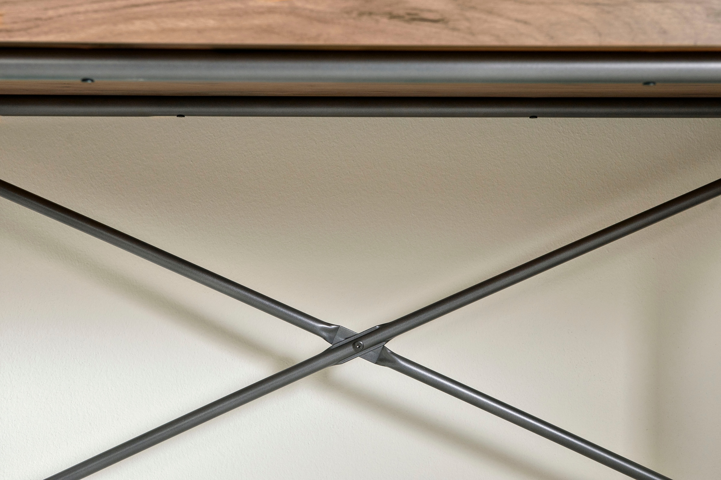 Jahnke Schreibtisch »CRAFT«, Schreibtisch im Industrie-Design, wechselseitig montierbar
