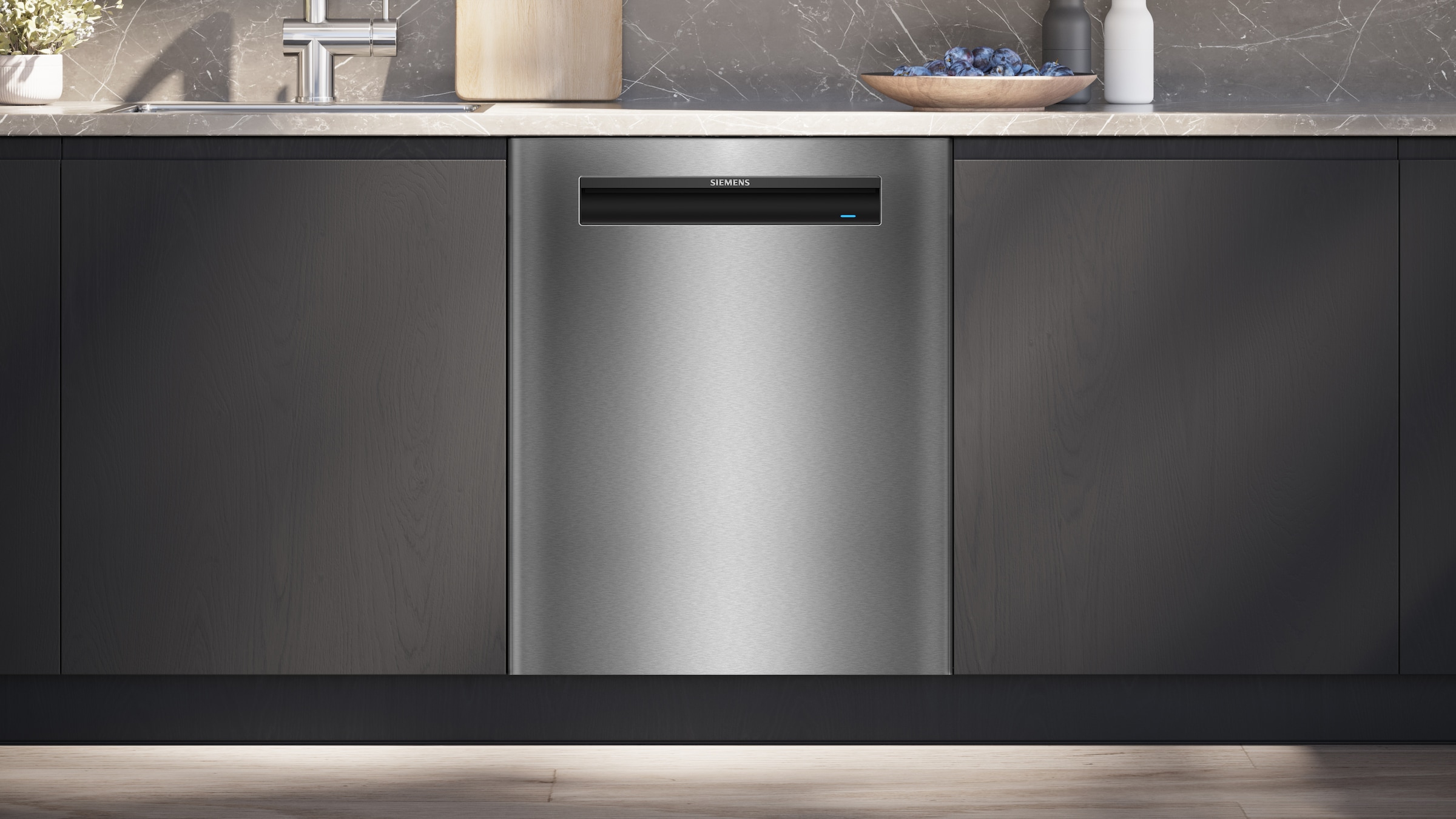 SIEMENS Unterbaugeschirrspüler iQ500 »SN15ES06CS« 14 tlg. Maßgedecke