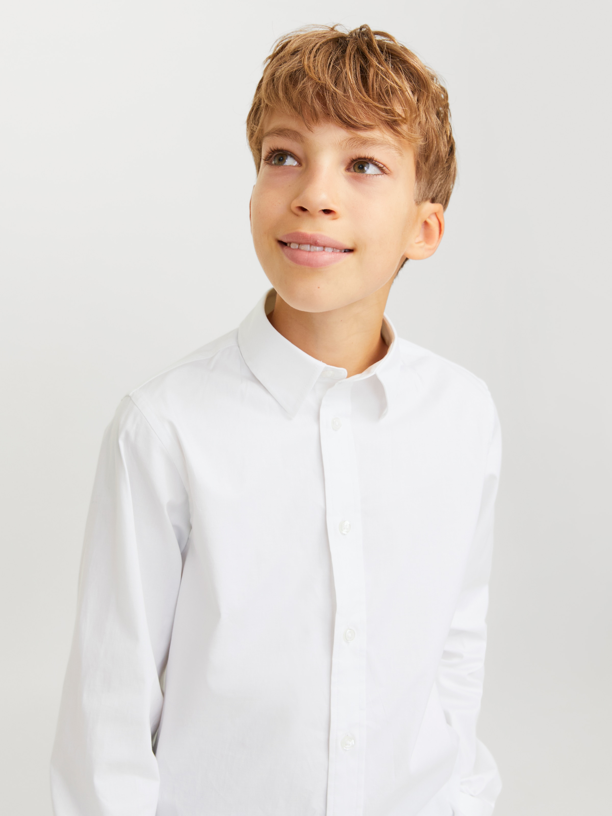 Jack & Jones Junior Langarmhemd »JJEAXEL STRETCH SHIRT LS NOOS JNR«
