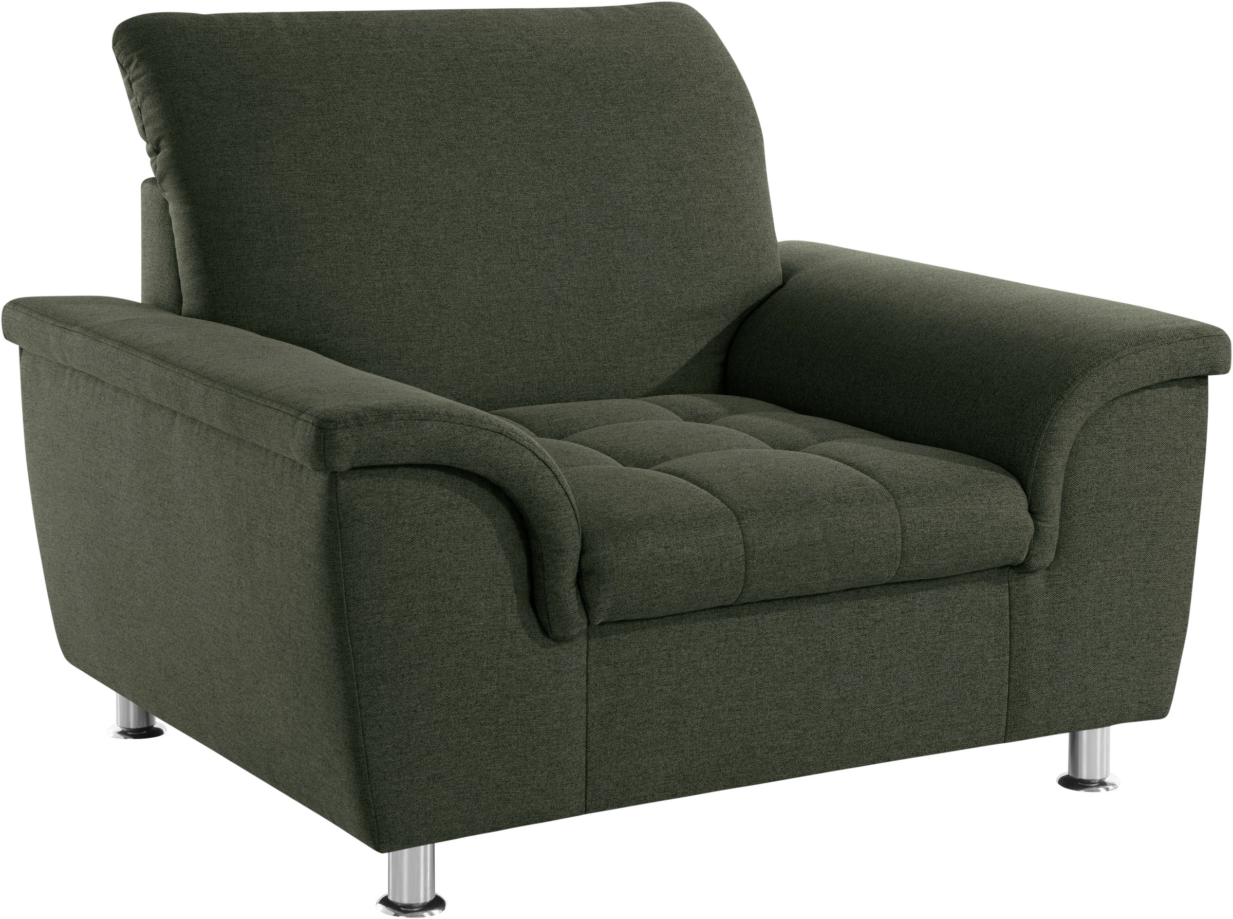 DOMO collection Sessel »Franzi, zeitlos und elegant, moderne Sitzheftung«, wahlweise mit Kopfteilverstellung