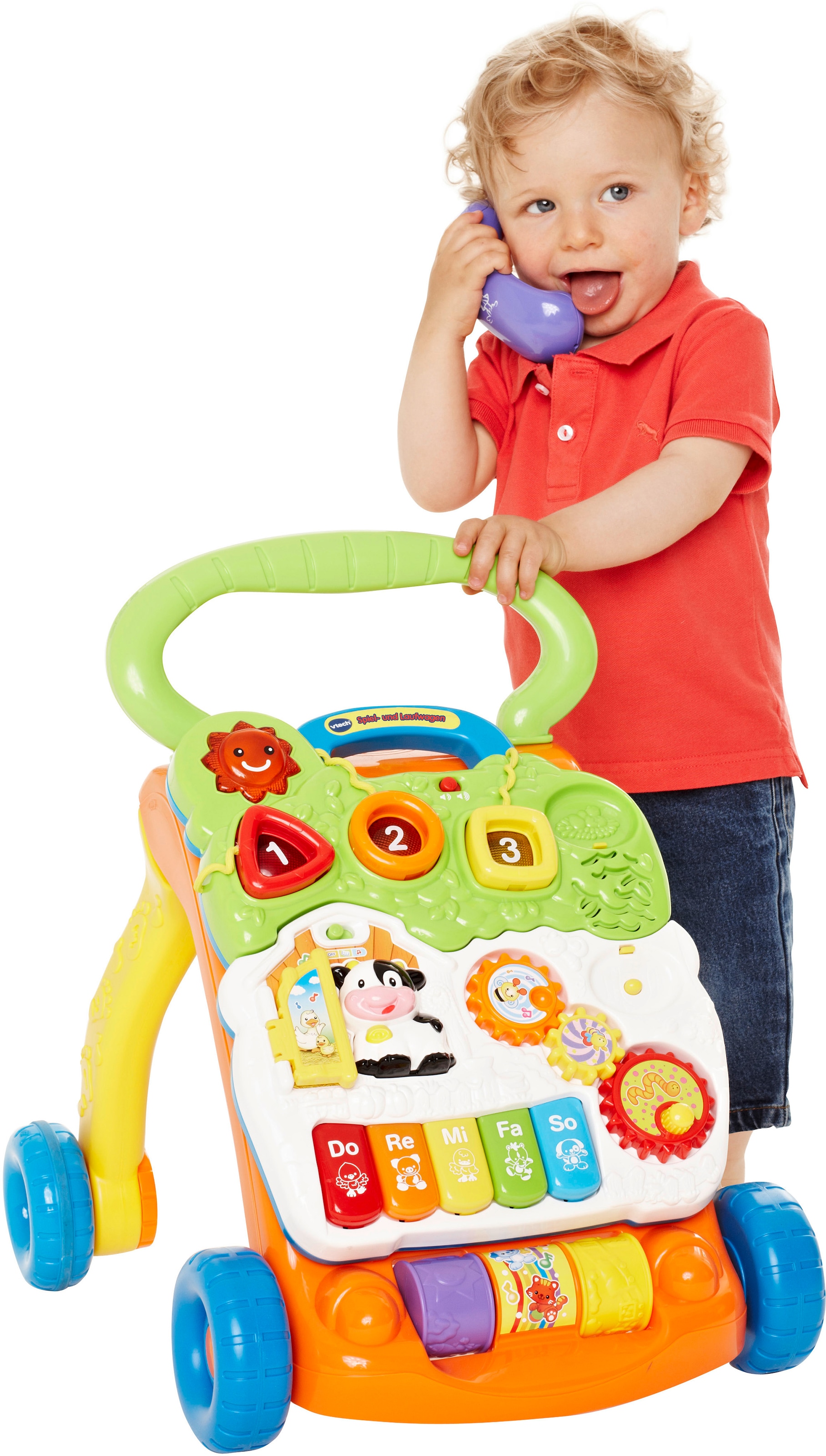 Vtech® Lauflernwagen »VTechBaby, Spiel-und Laufwagen«, mit 11 Kindermelodien