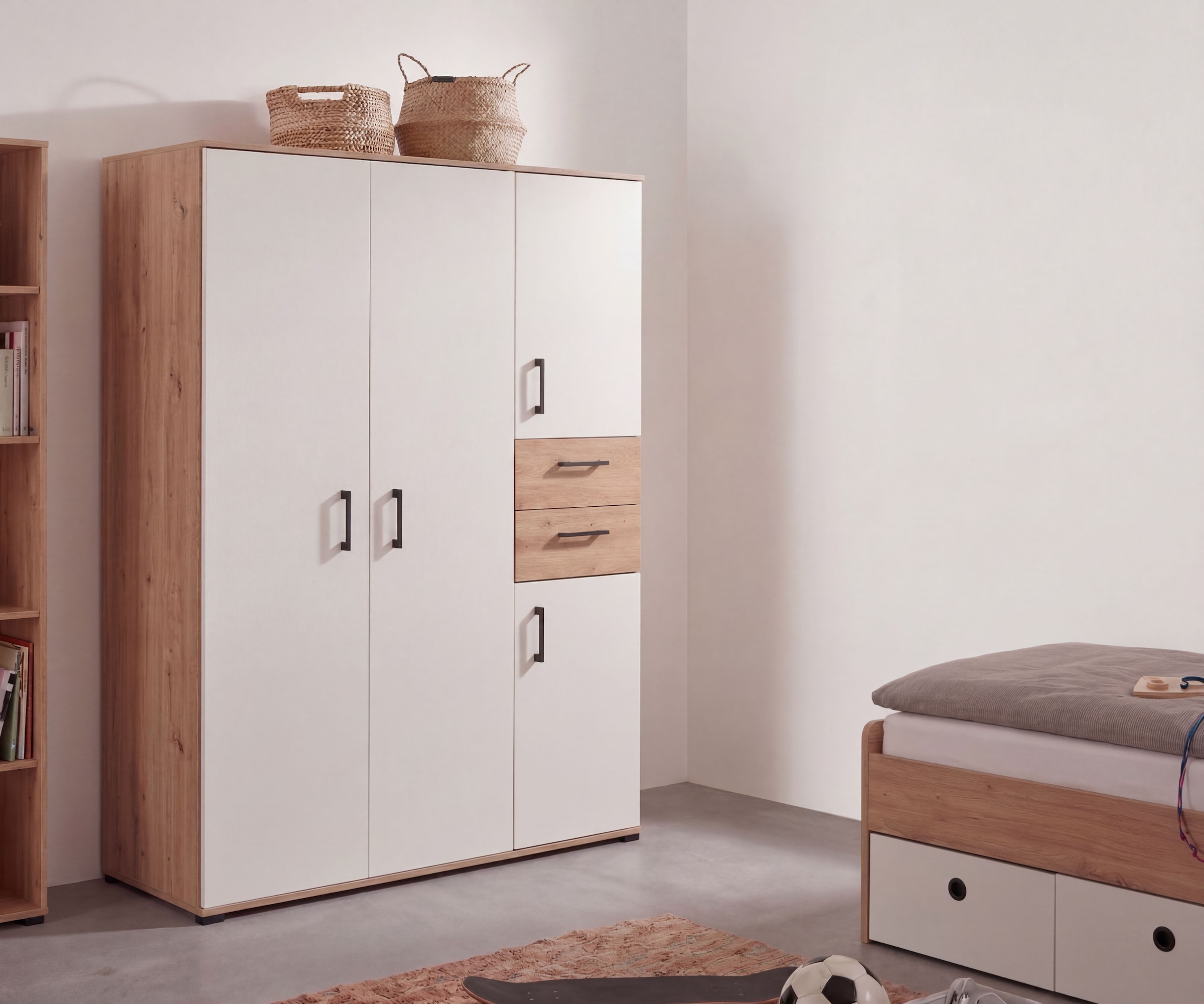 arthur berndt Jugendzimmer-Set »Jugendzimmer-Set »Bente« 2-teilig« 2 tlg. Artisan Oak Nb/Weiß
