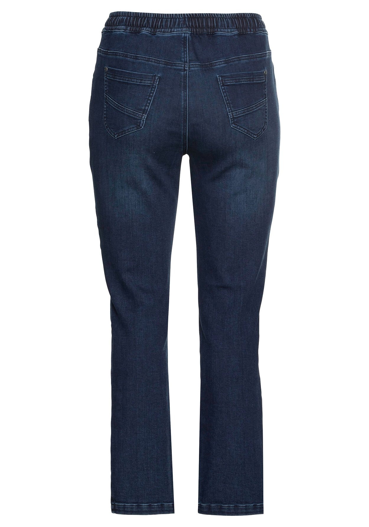 Sheego Schlupfjeans »Sweathose aus Sweatdenim mit Bindeband«