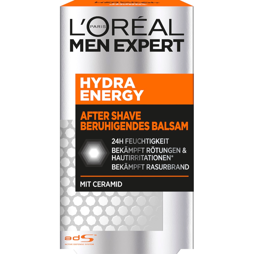 L'ORÉAL PARIS MEN EXPERT After-Shave Balsam »Hydra Energy«, 24H Feuchtigkeit spendend, nicht fettend