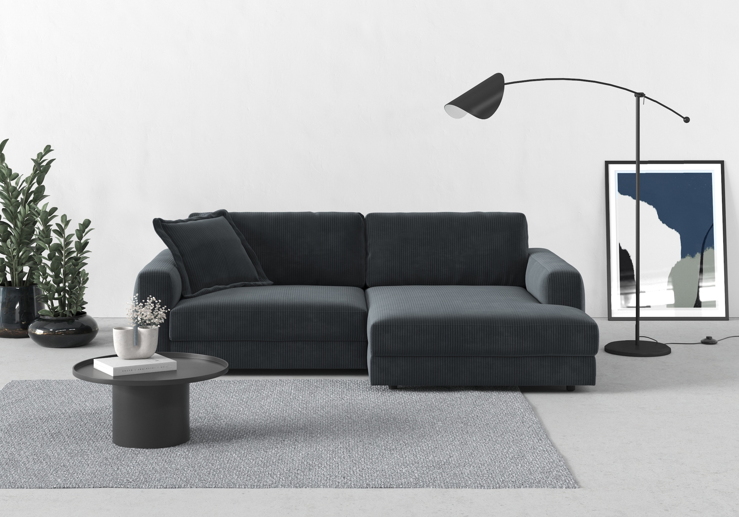 TRENDMANUFAKTUR Ecksofa »Bourbon, Designsofa mit tollem Sitzkomfort, L-Form,«, extra...