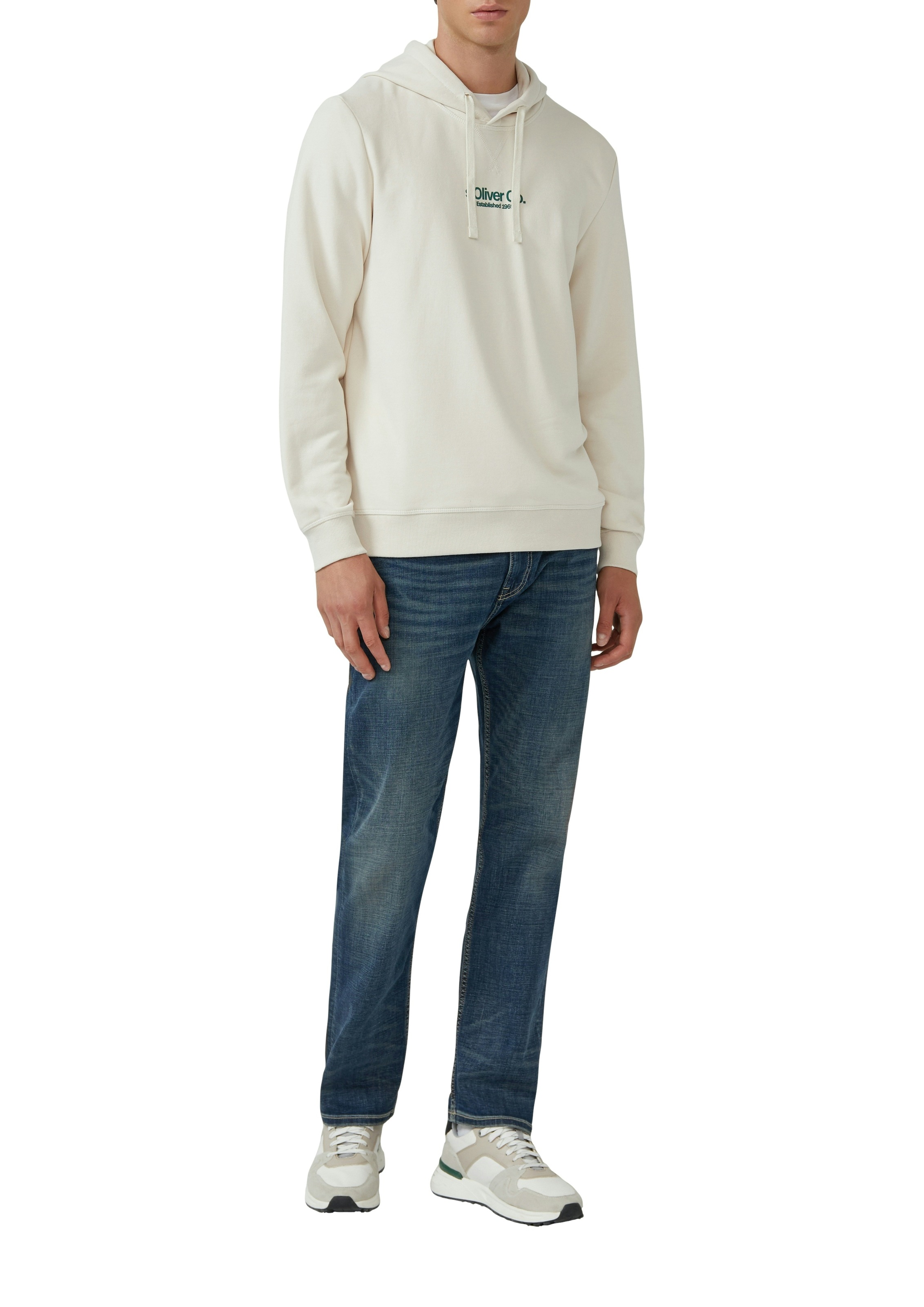 s.Oliver Hoodie , mit Logo Schriftzug
