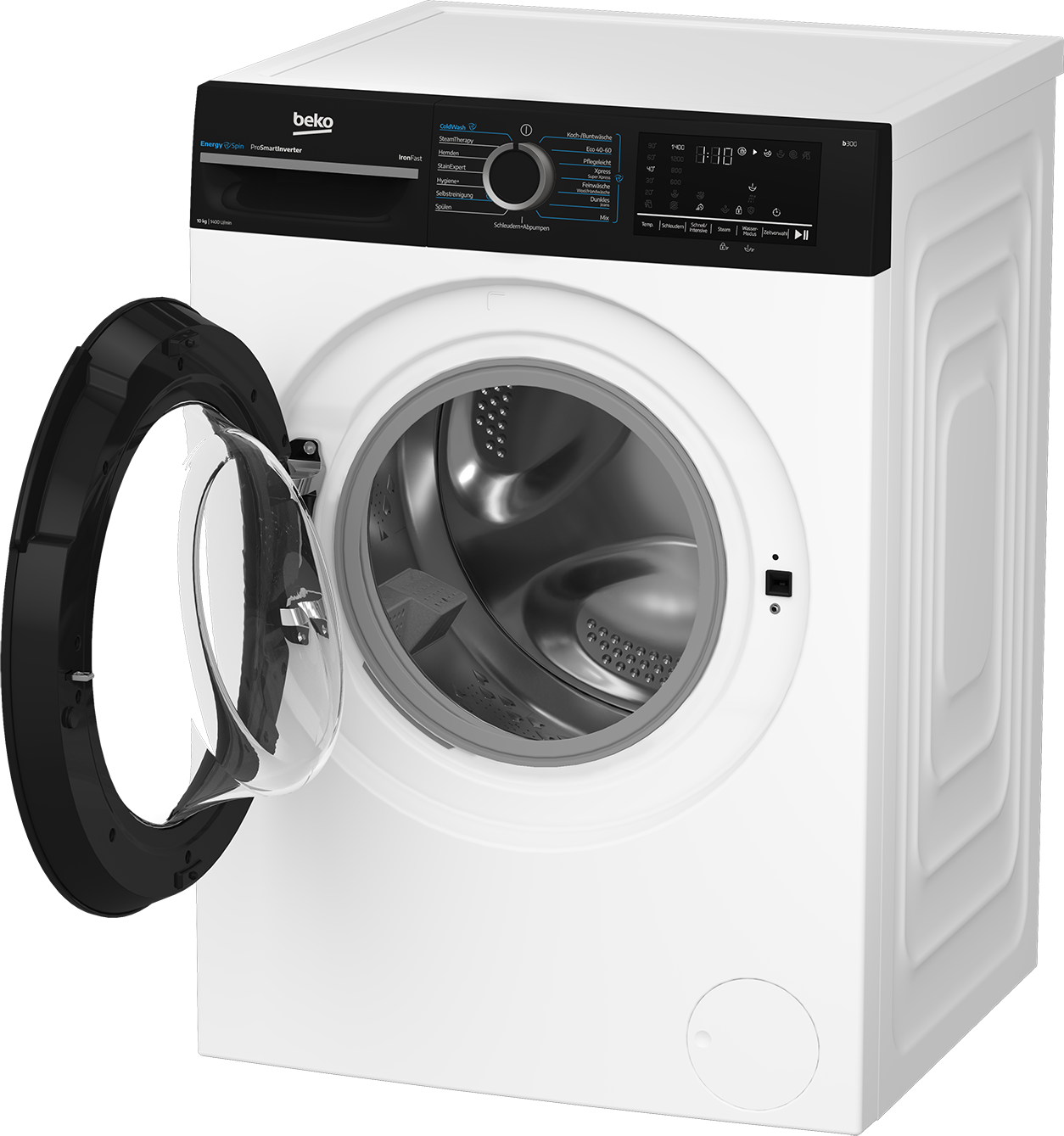 BEKO Waschmaschine »BM3WFU41041W« 10 kg 1400 U/min Waschen mit EnergySpin: Bis zu 35 % Energie sparen – nicht nur in Eco