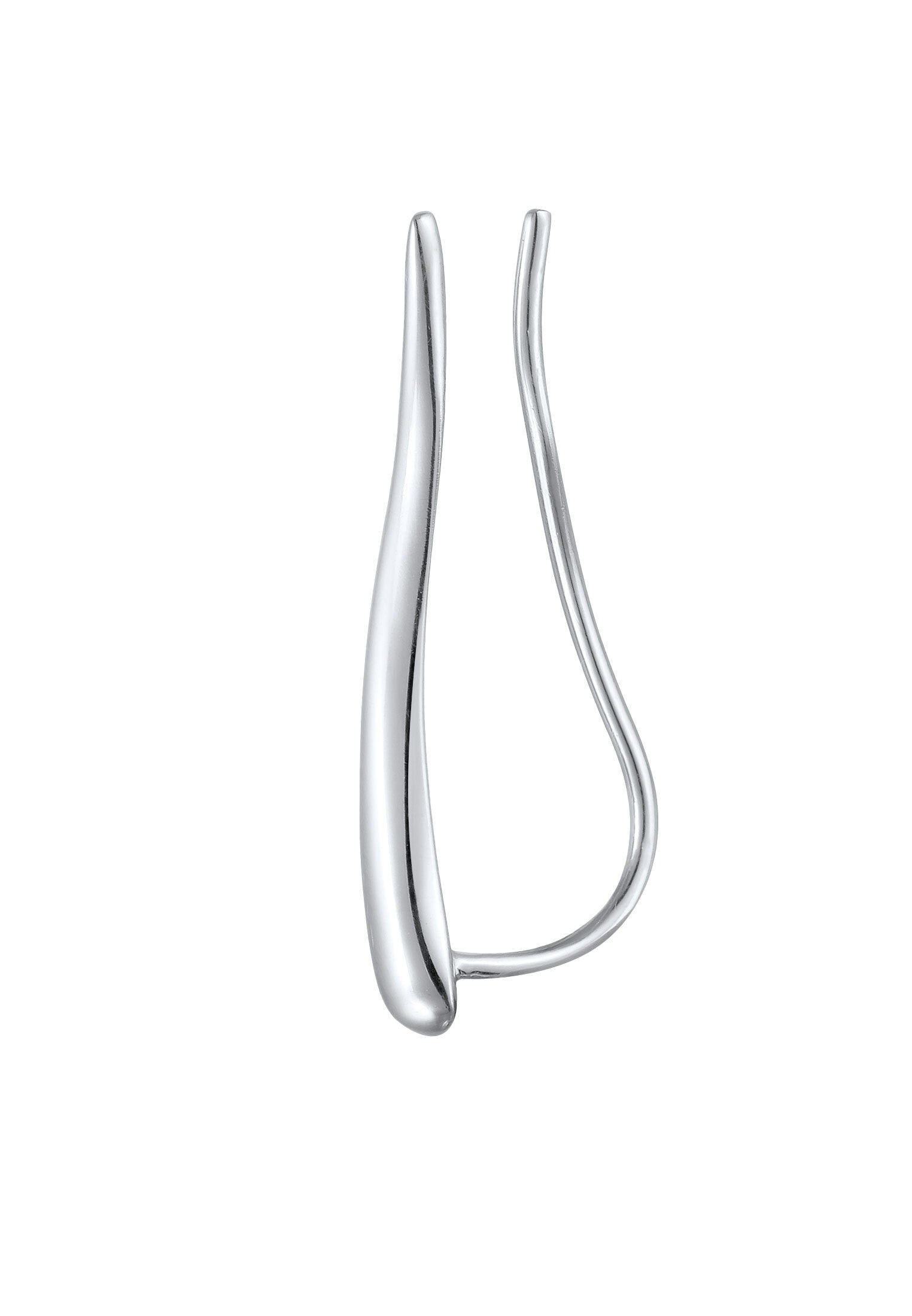 Elli Ohrklemme »Ohrringe Single Earclimber Ohrklemme Geschwungen 925 Silber (1 Stück)«