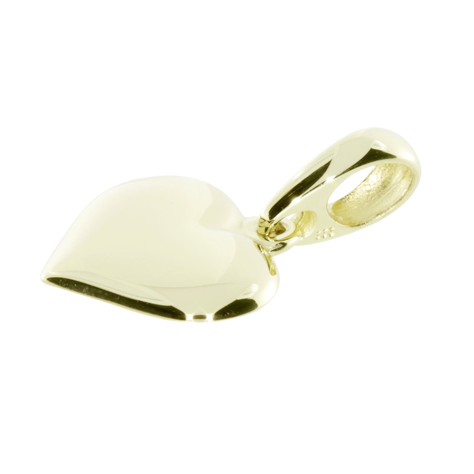 OSTSEE-SCHMUCK Kettenanhänger »- Herz - Gold 333/000 - ,«