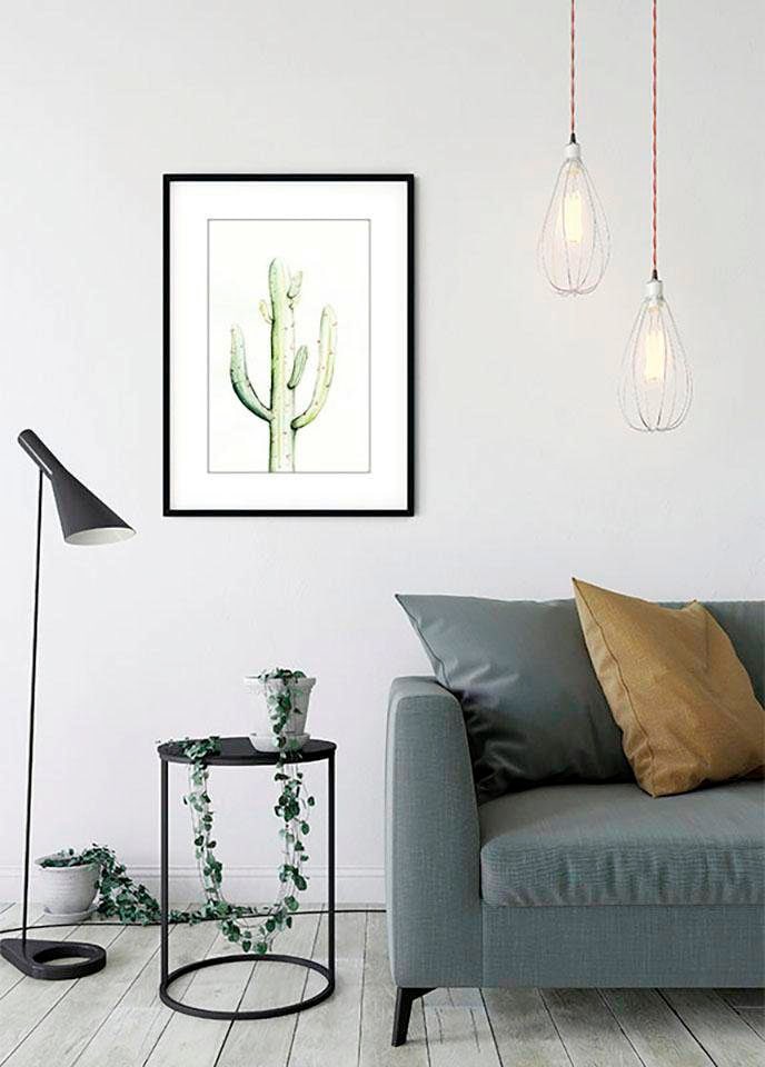 Schlafzimmer, Pflanzen-Blätter, »Saguaro mit Jahren Komar 3 XXL kaufen St.), Kinderzimmer, Poster Wohnzimmer online (1 Garantie Watercolor«, |