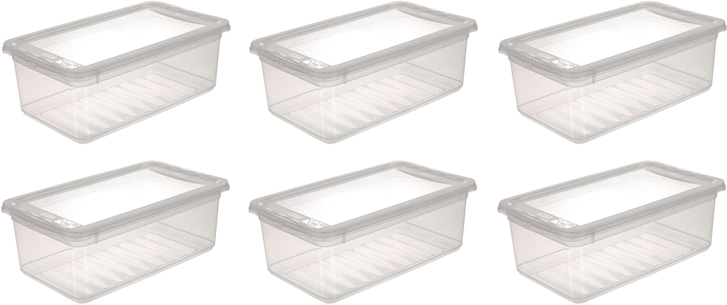 Aufbewahrungsbox »bea«, (Set, 6 St.), 6x5,6 L, mit Air Control-System