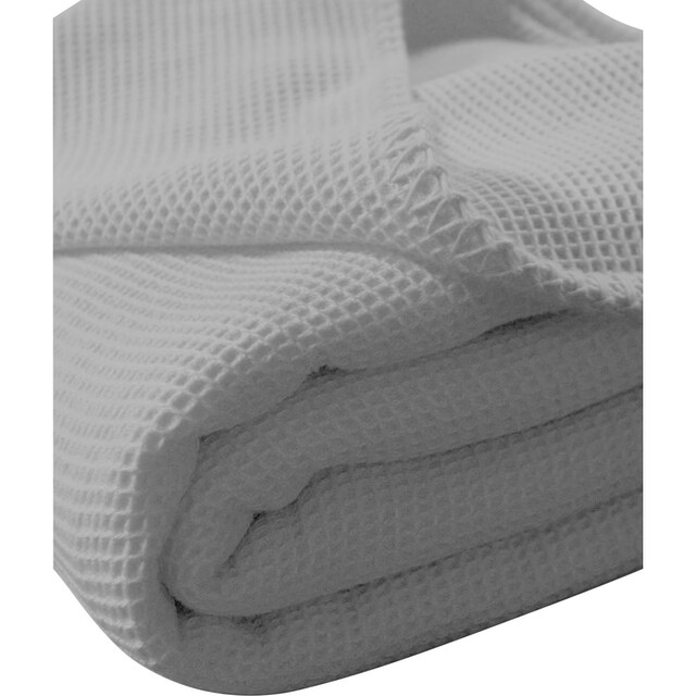 Kneer Tagesdecke »La Diva«, aus Waffelpiqué in 100% Baumwolle, Tagesdecke  für Einzelbetten oder Doppelbetten, wärmend, pflegeleicht, Tagesdecke auch  als Überwurf fürs Sofa geeignet, STANDARD 100 by OEKO-TEX® zertifiziert