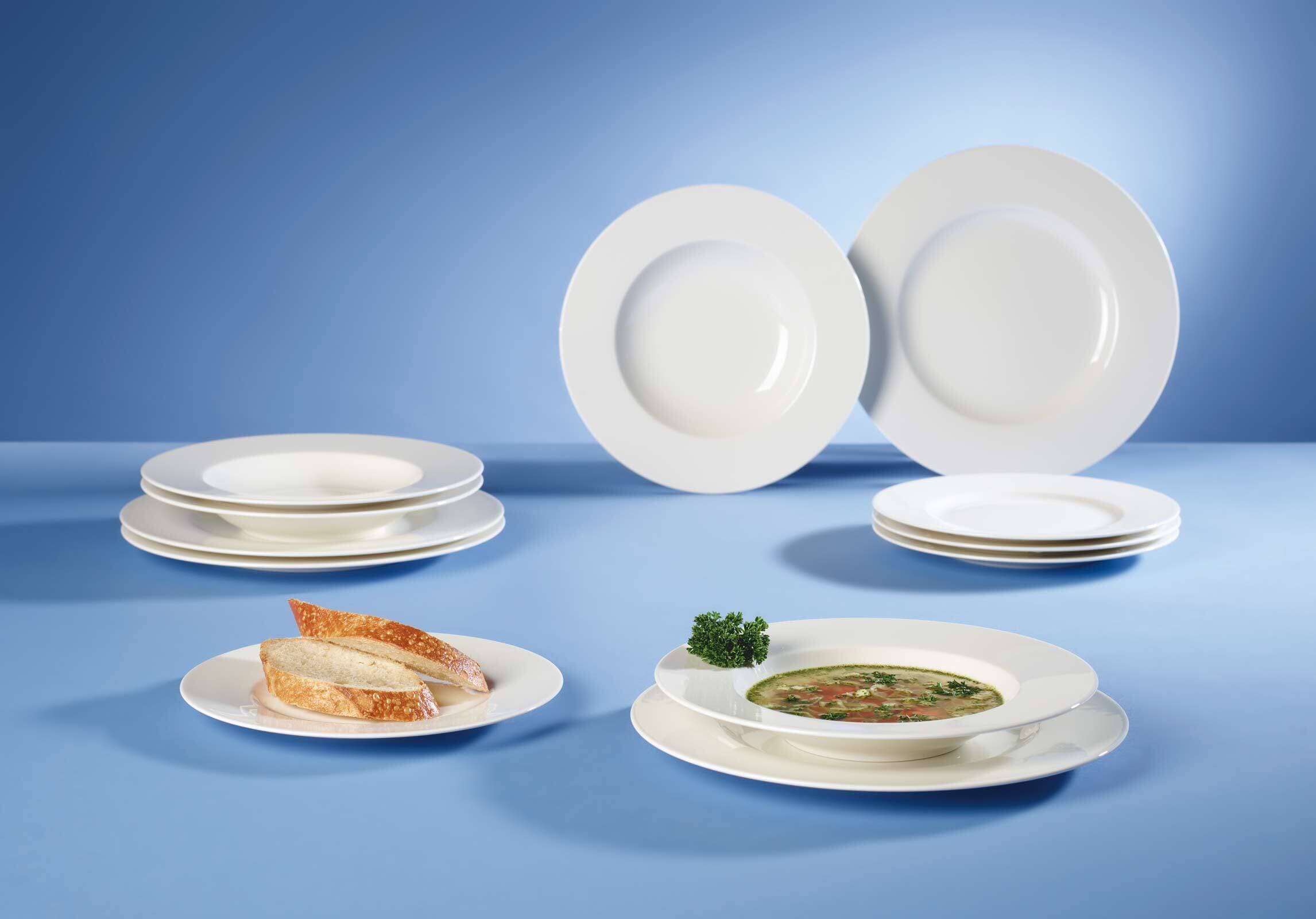 Villeroy & Boch Geschirr-Set »Teller-Set Wonderful World 12er Set weiß«