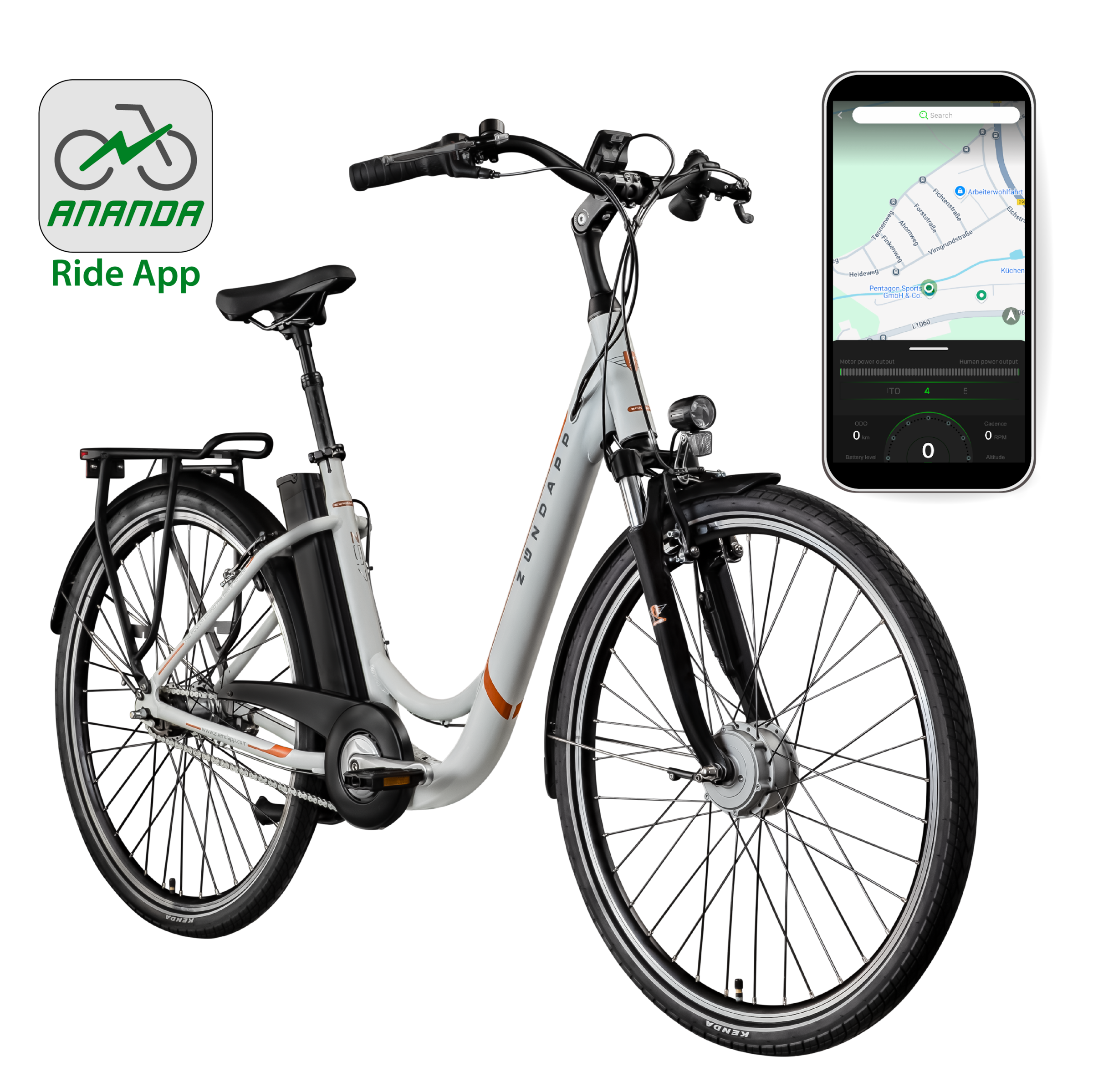 Zündapp »Z517« 7 Gang Shimano Nabenschaltung Frontmotor 250 W Pedelec, Elektrofahrrad für Damen u. Herren