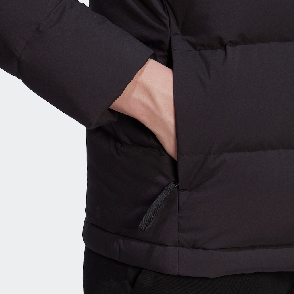 adidas Sportswear Outdoorjacke »HELIONIC HOODED DAUNENJACKE«